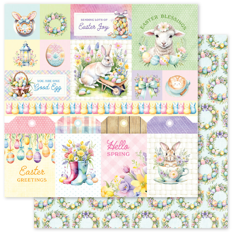 Hop Into Spring A 12x12 Paper (12 pc Bulk Pack) 36112