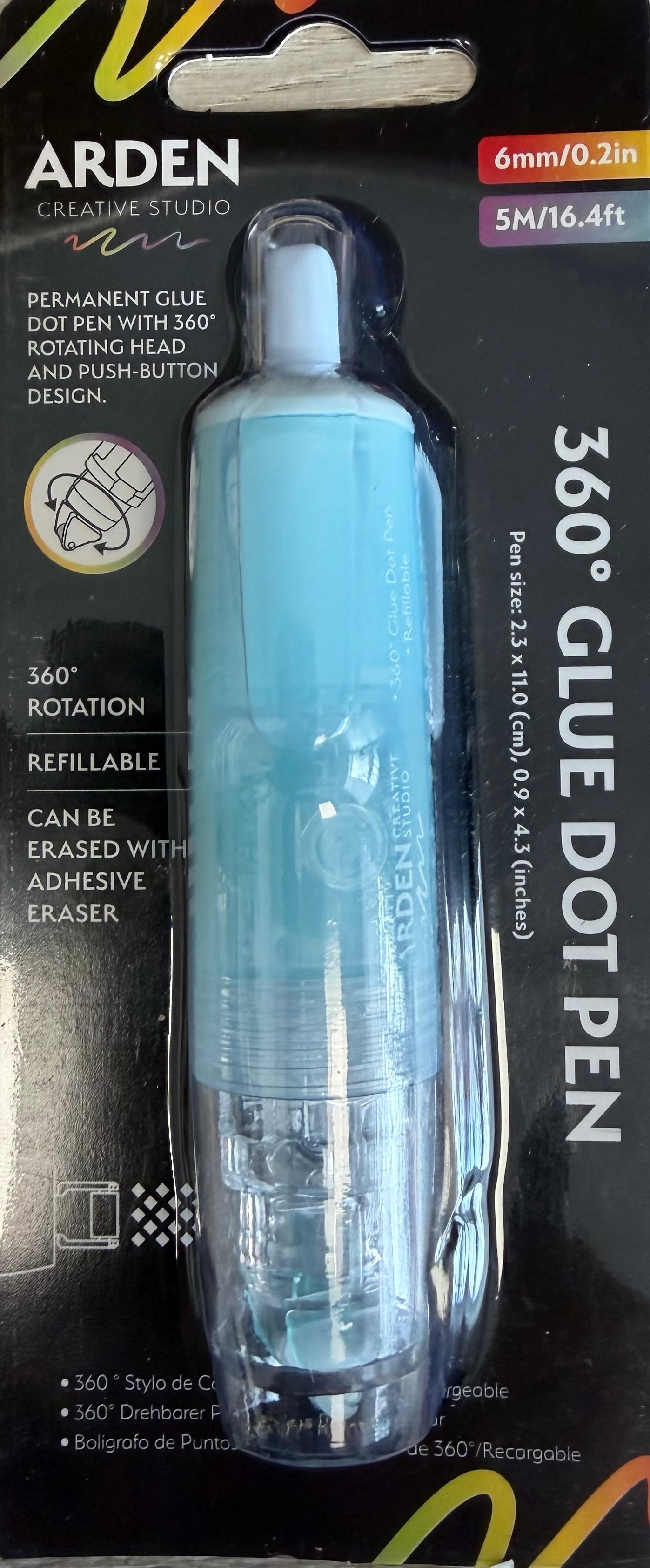 Arden Creative Studio 360° Glue Dot Tape Pen