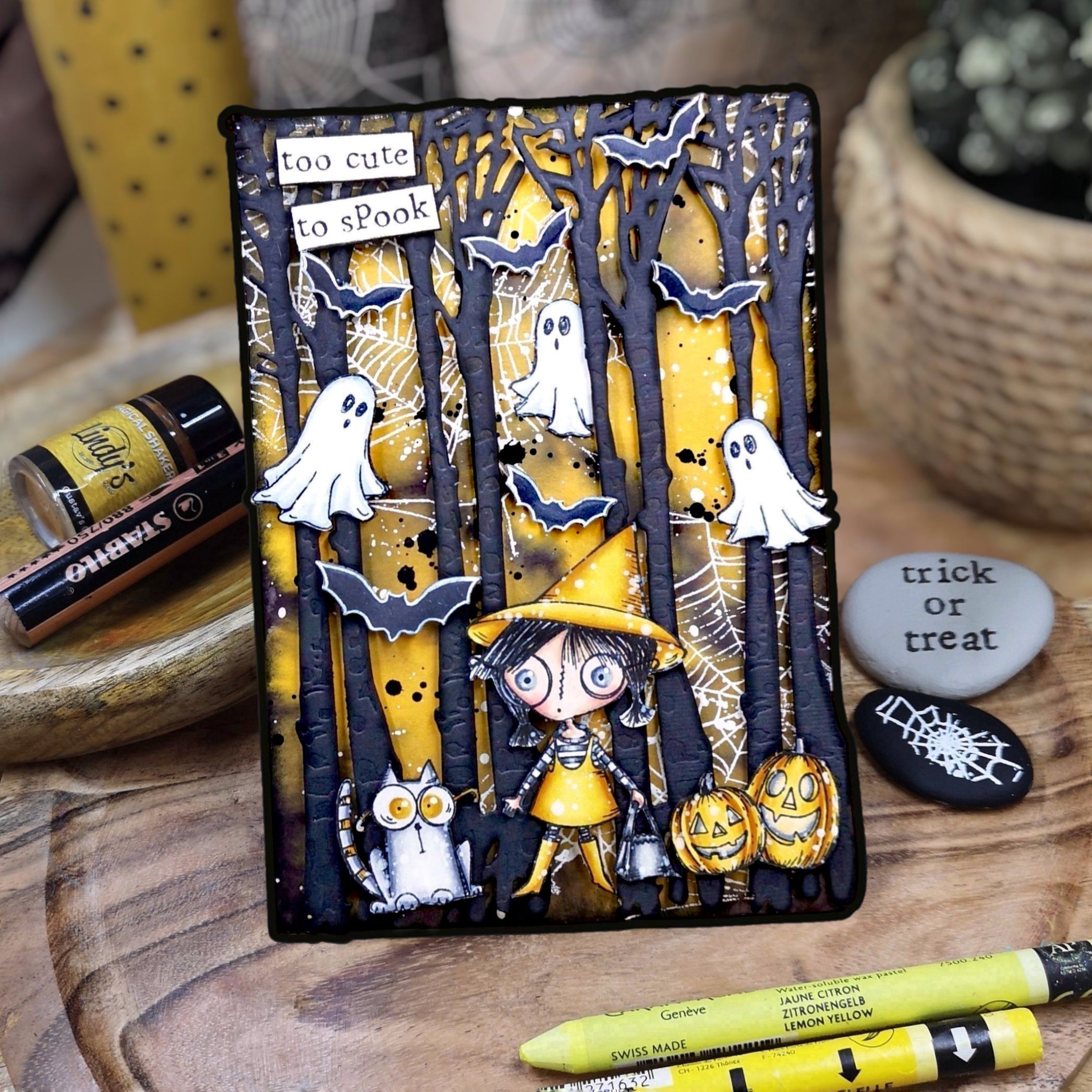 AALL and Create - A7 Stamp Set - Too Cute Spook