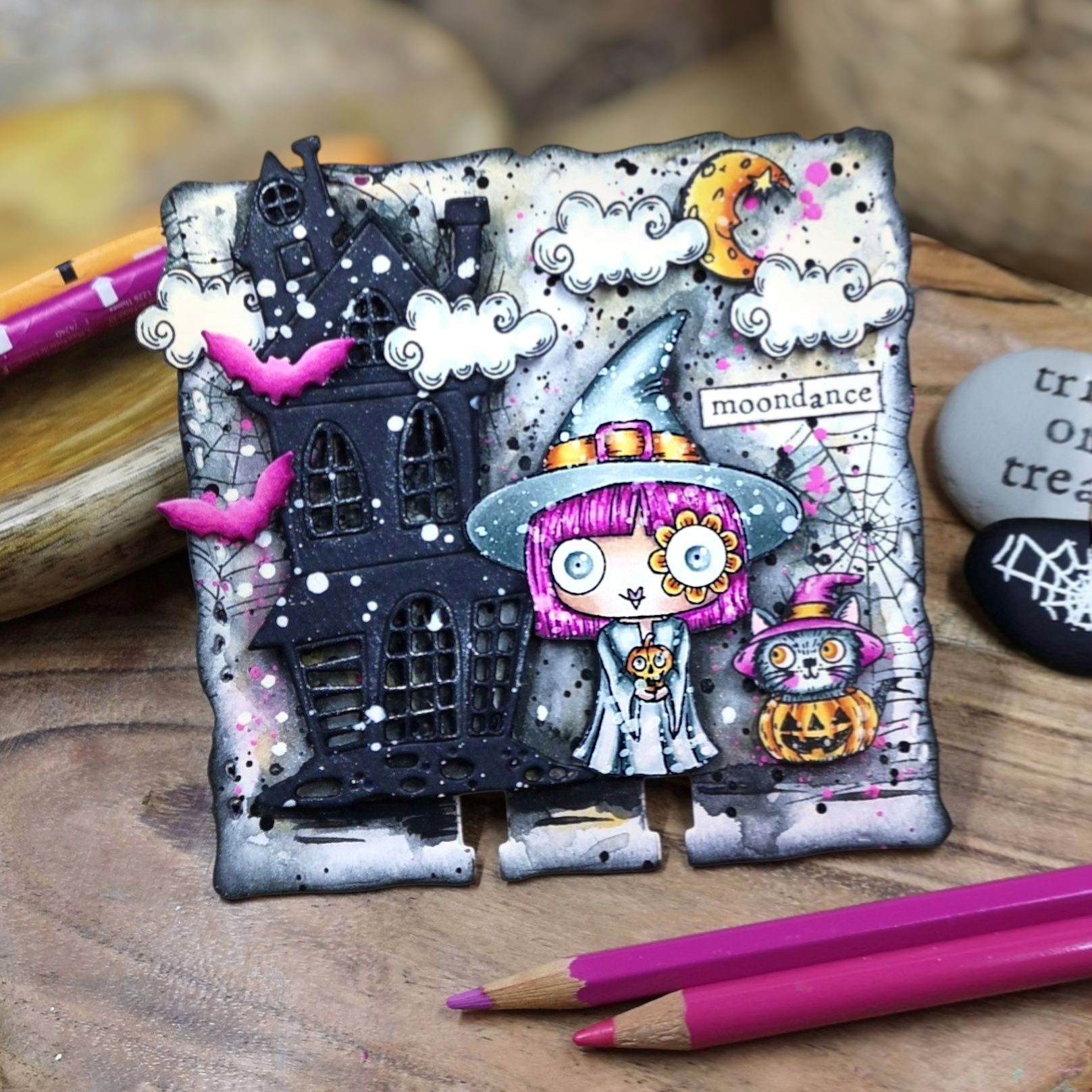 AALL and Create - A7 Stamp Set - Moonlight Mischief