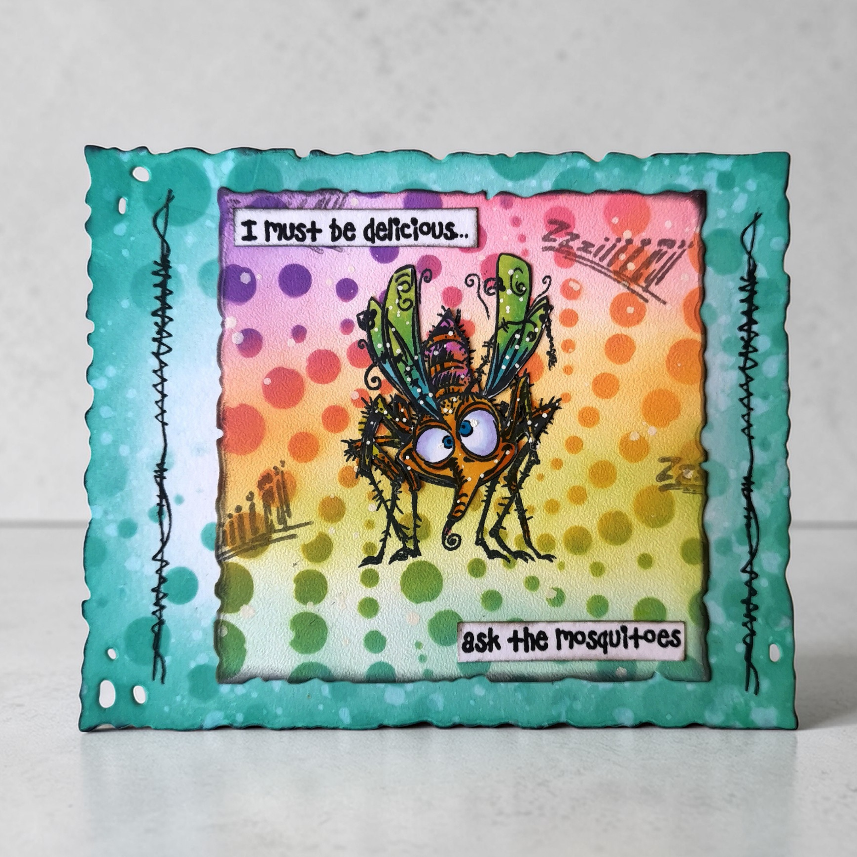 AALL and Create - 6"x6" Stencil - Center Spin