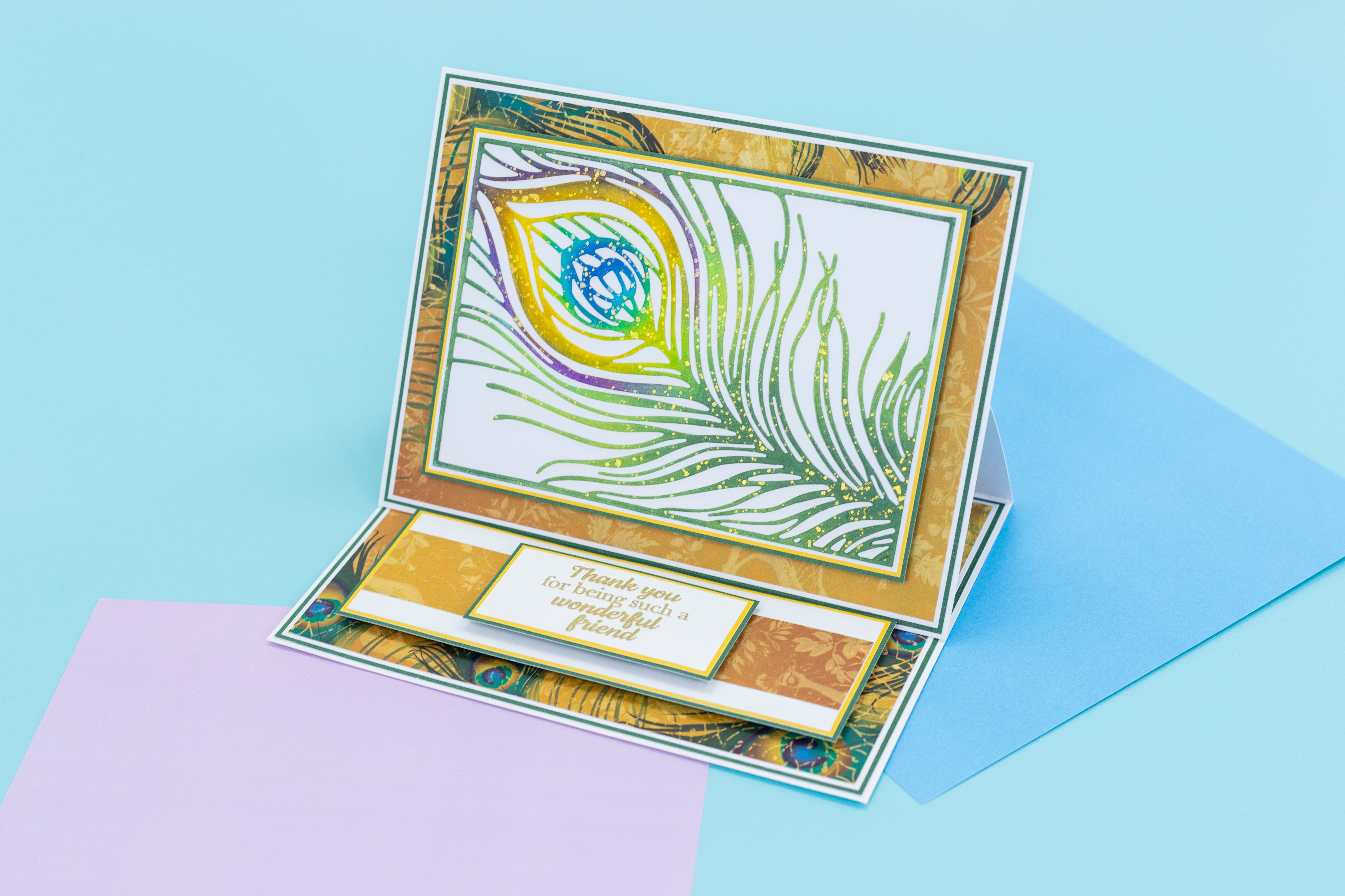 Graceful Plumes Paper Pad 6”x6”