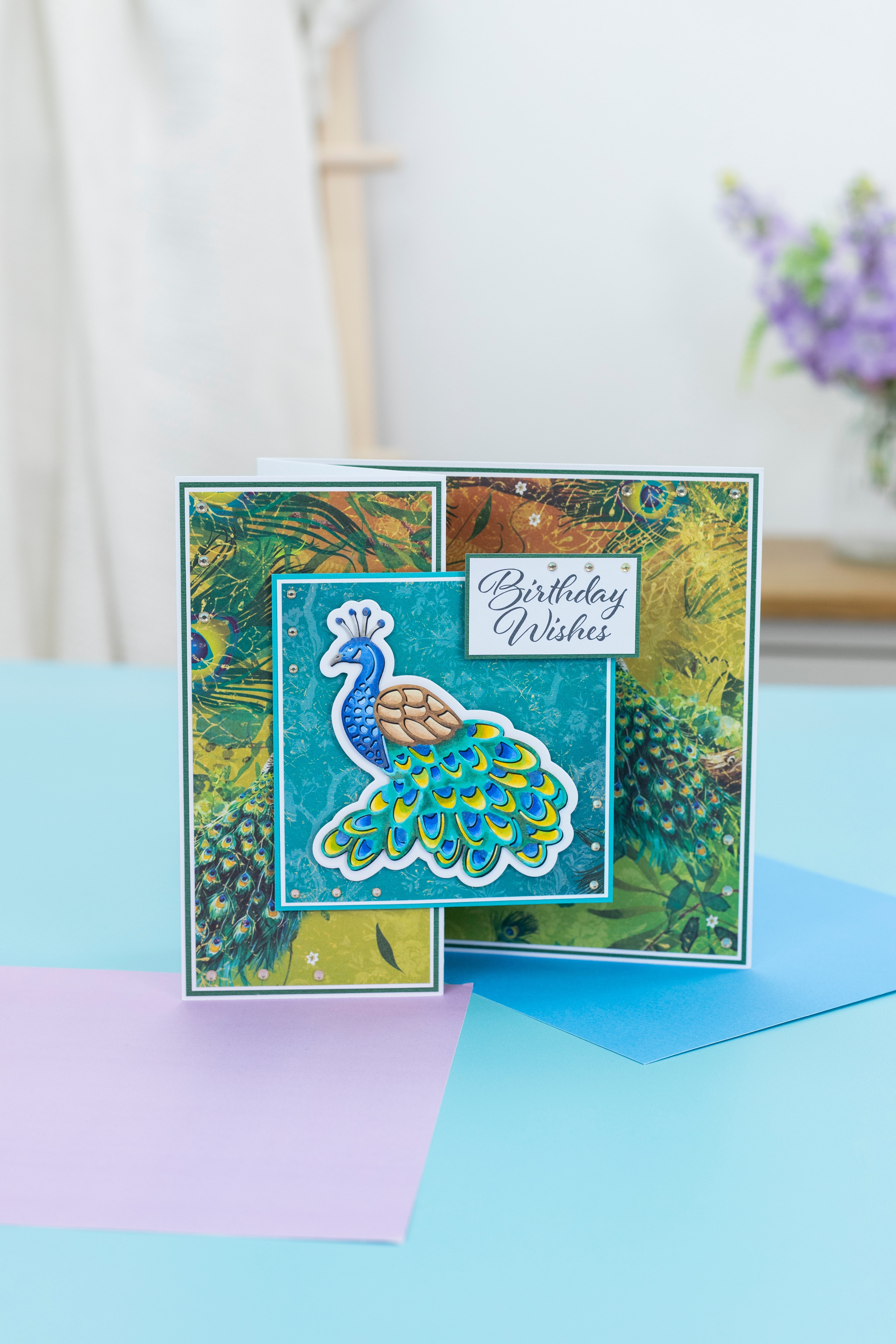 Graceful Plumes Paper Pad 6”x6”