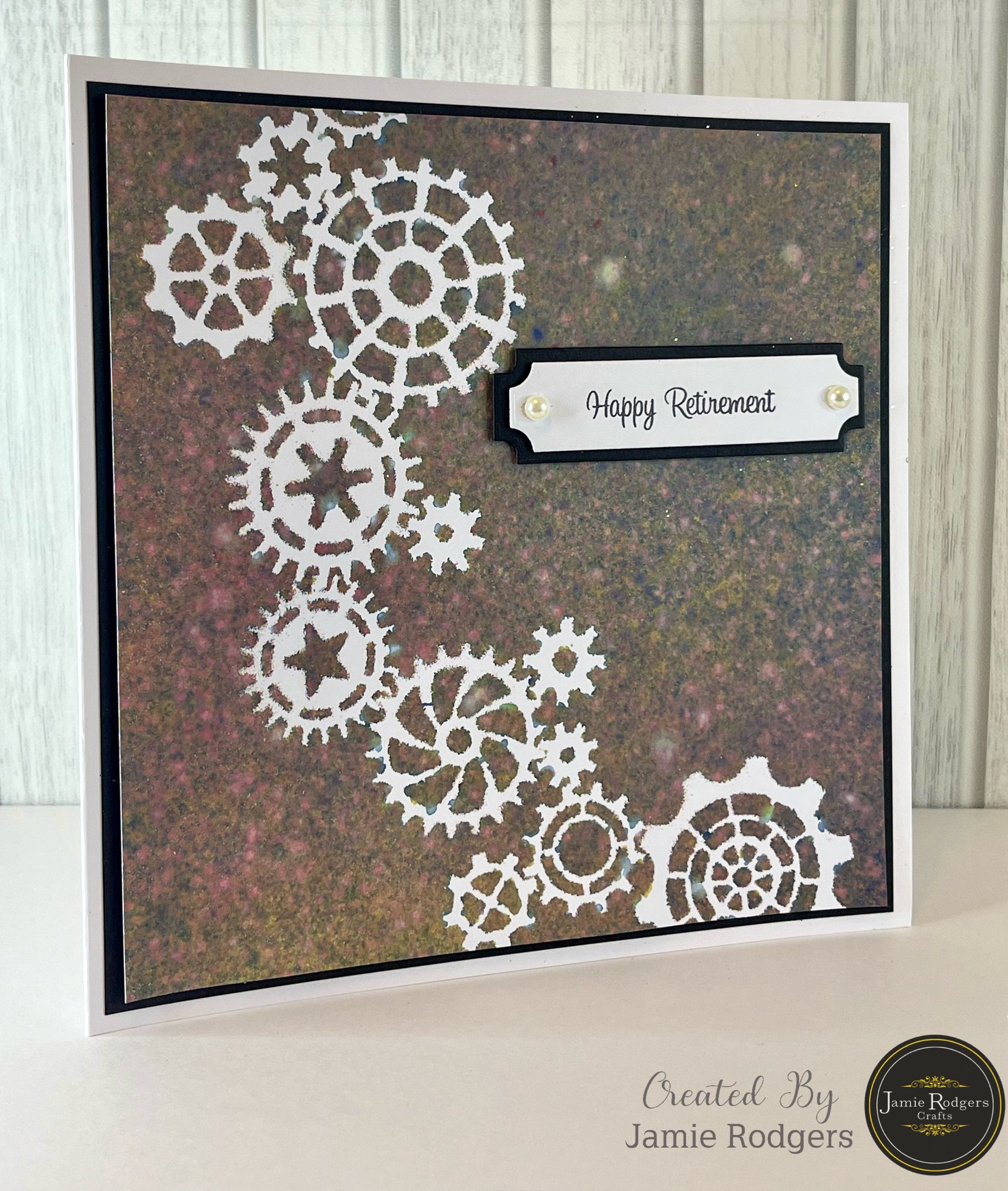 Jamie Rodgers Crafts - Happy Retirement Sentiment Die Set