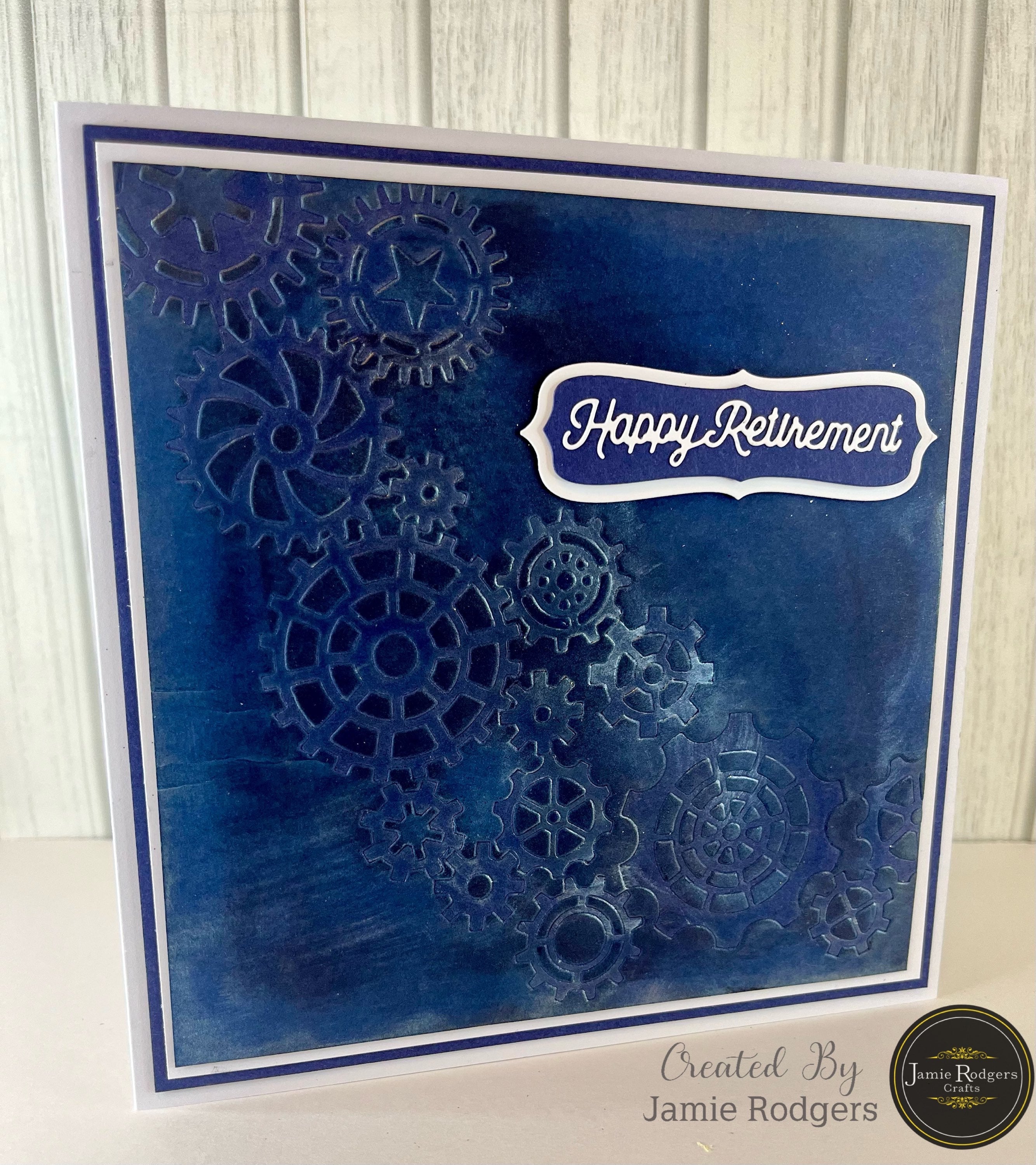 Jamie Rodgers Crafts - Happy Retirement Sentiment Die Set