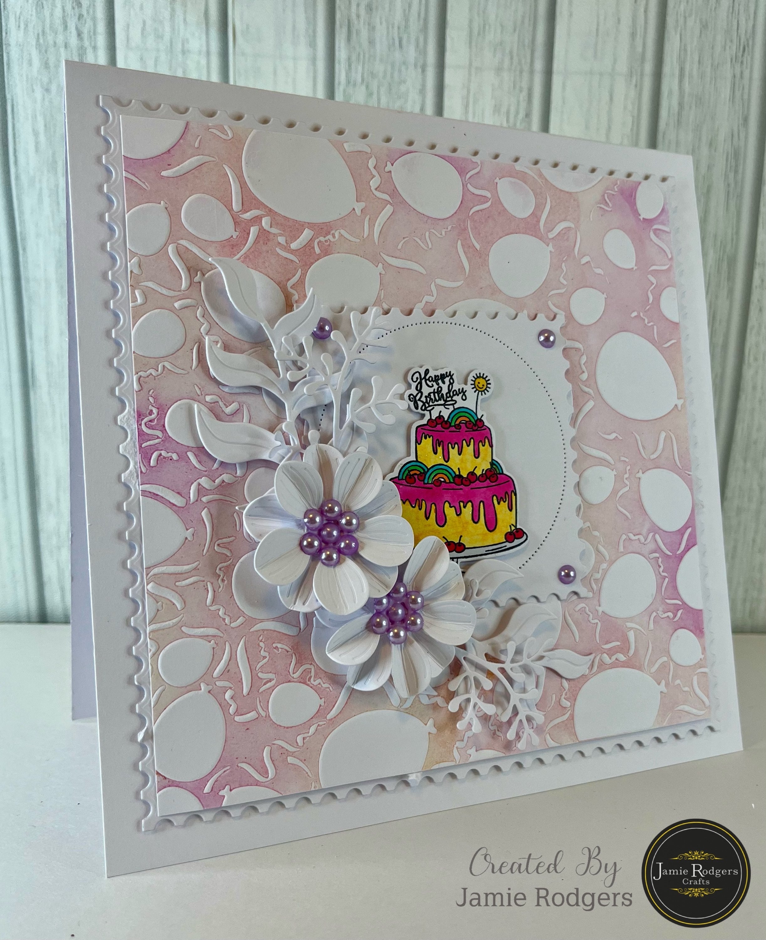 Jamie Rodgers Crafts - Deirdre The Disco Diva Die & Stamp Set