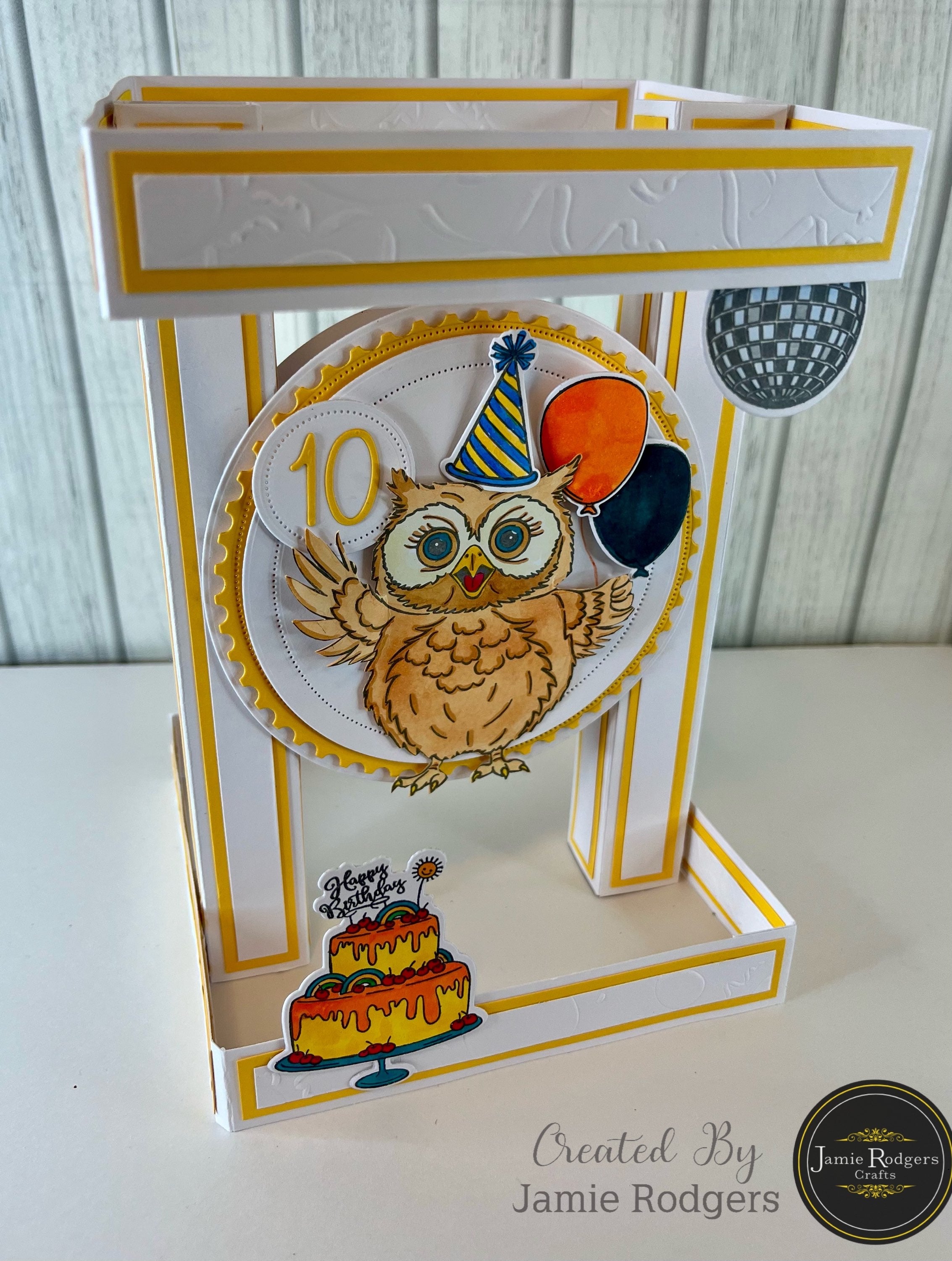 Jamie Rodgers Crafts - Deirdre The Disco Diva Die & Stamp Set