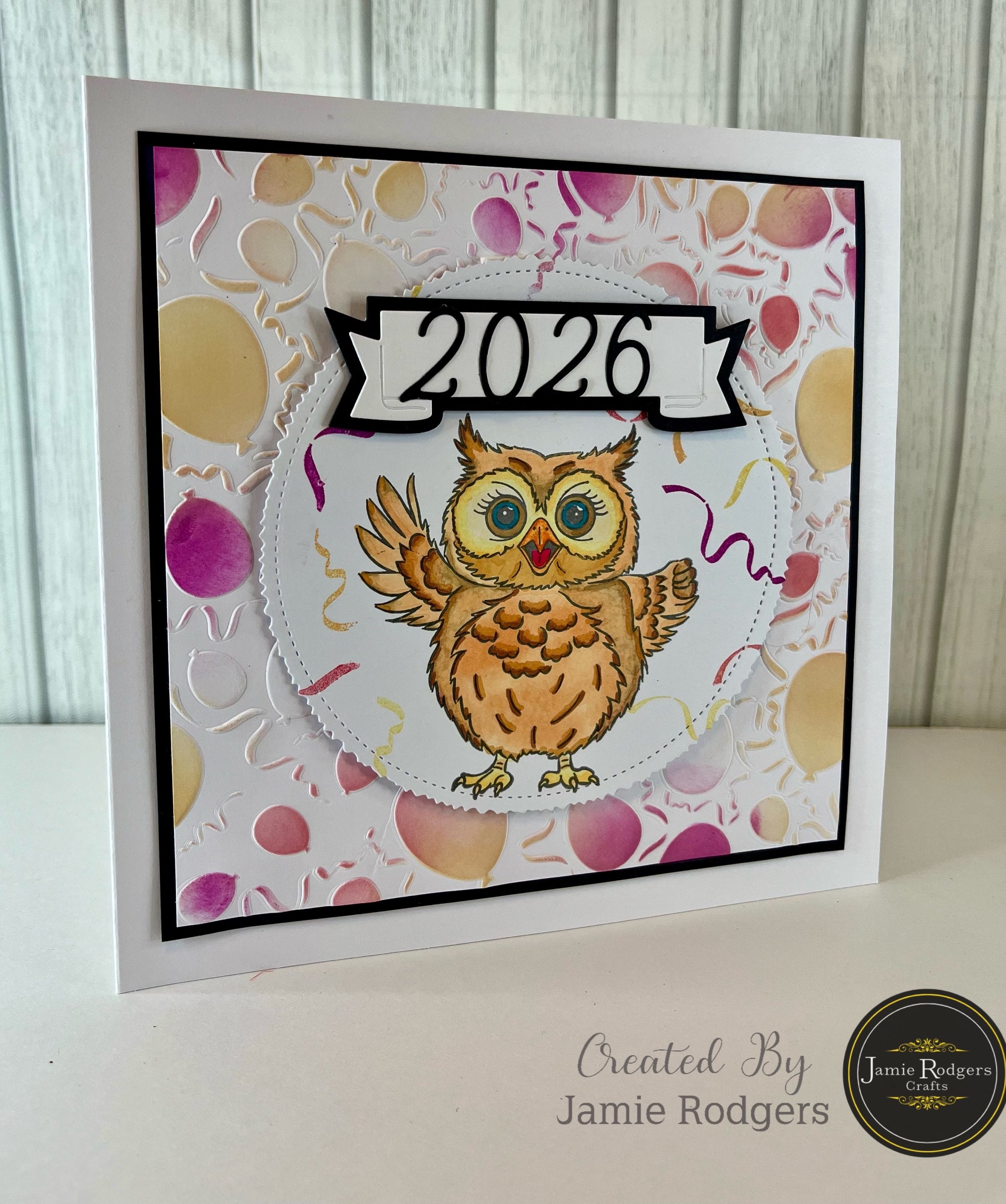 Jamie Rodgers Crafts - Deirdre The Disco Diva Die & Stamp Set