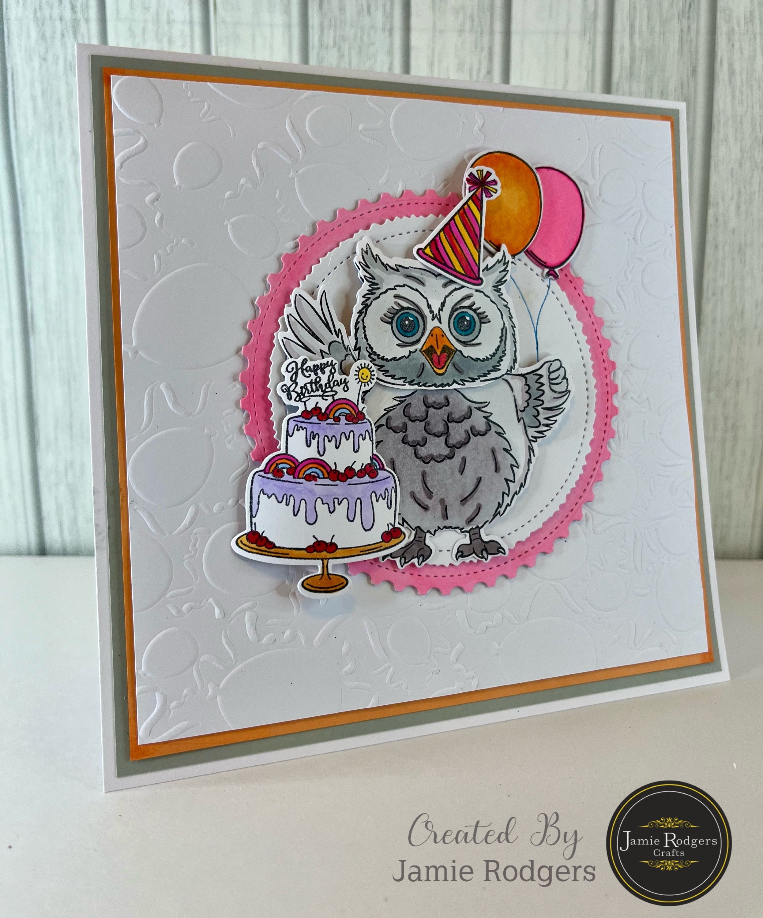 Jamie Rodgers Crafts - Deirdre The Disco Diva Die & Stamp Set