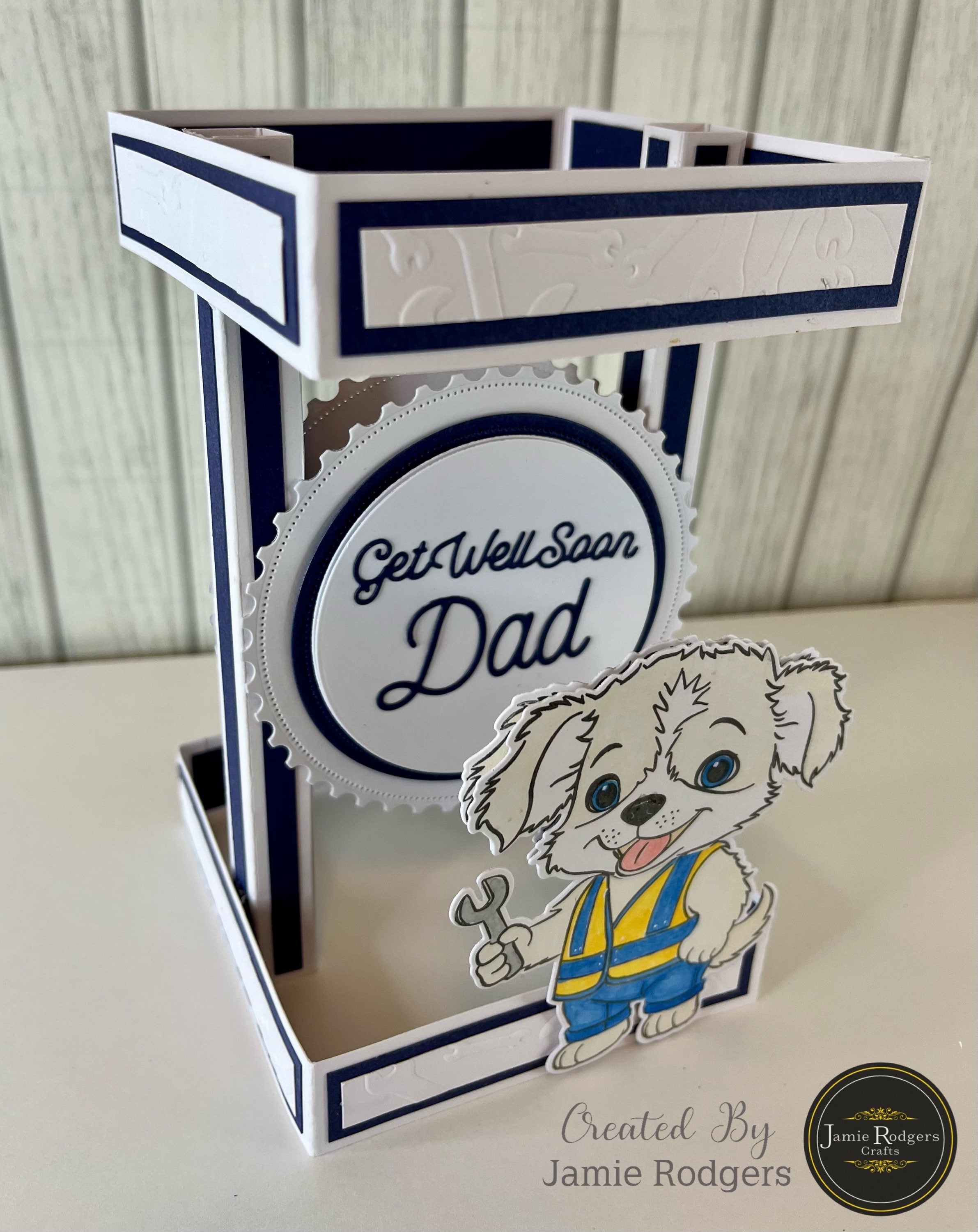 Jamie Rodgers Crafts - Get Well Soon Sentiment Die Set