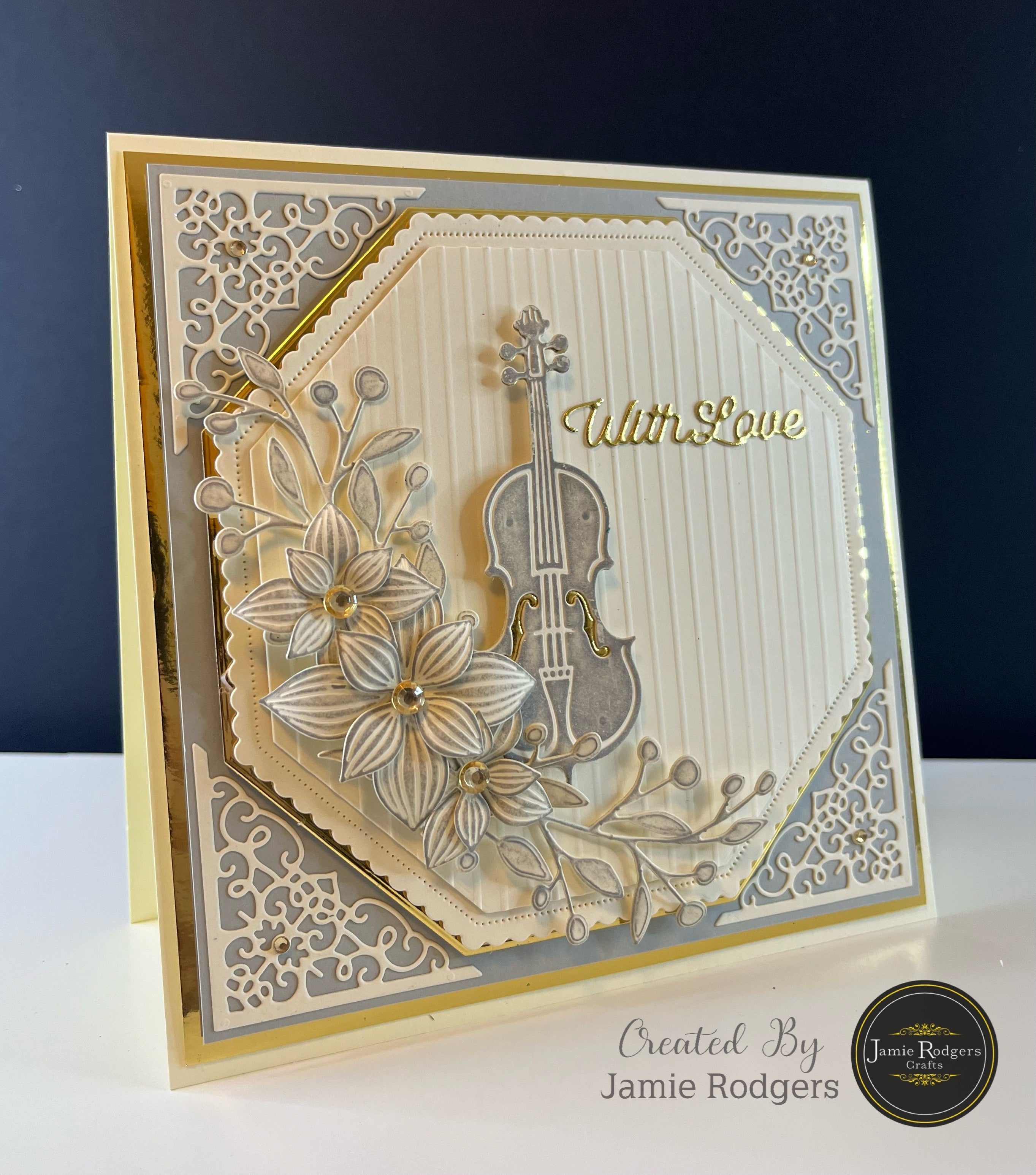 Jamie Rodgers Crafts Rippled Star Blooms Die Set