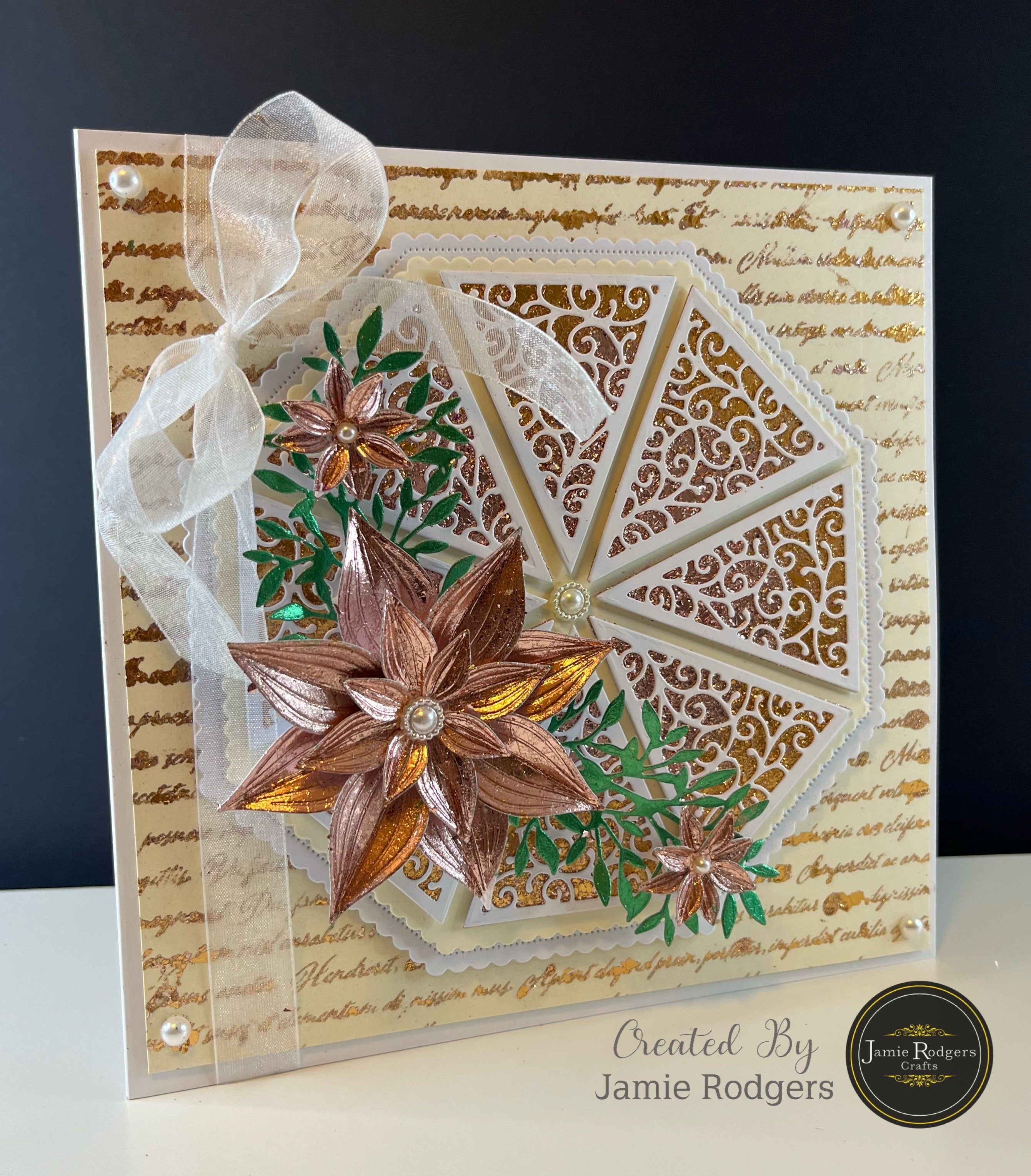 Jamie Rodgers Crafts Rippled Star Blooms Die Set