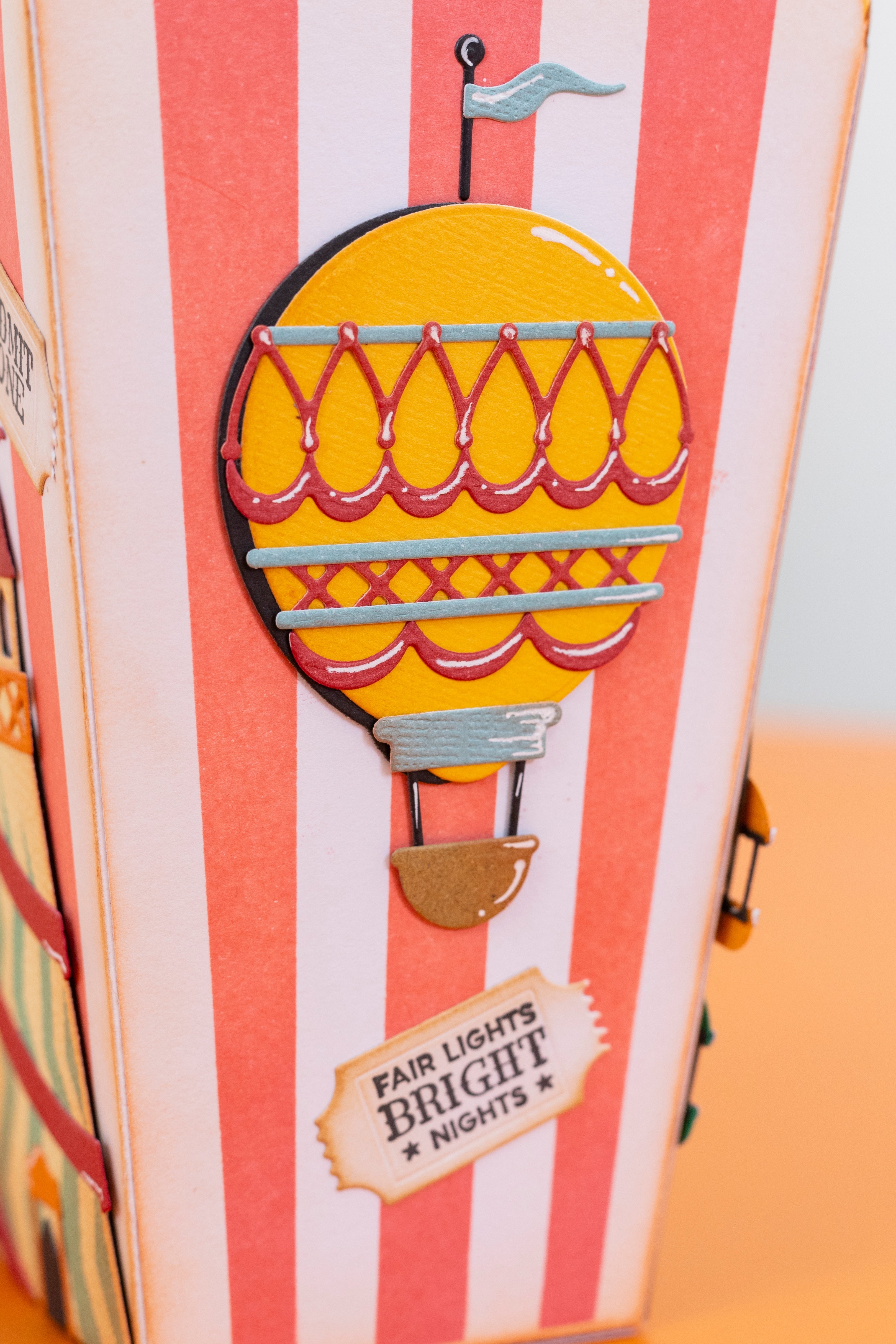 Vintage Carnival Stamp & Die - Ticket Fun