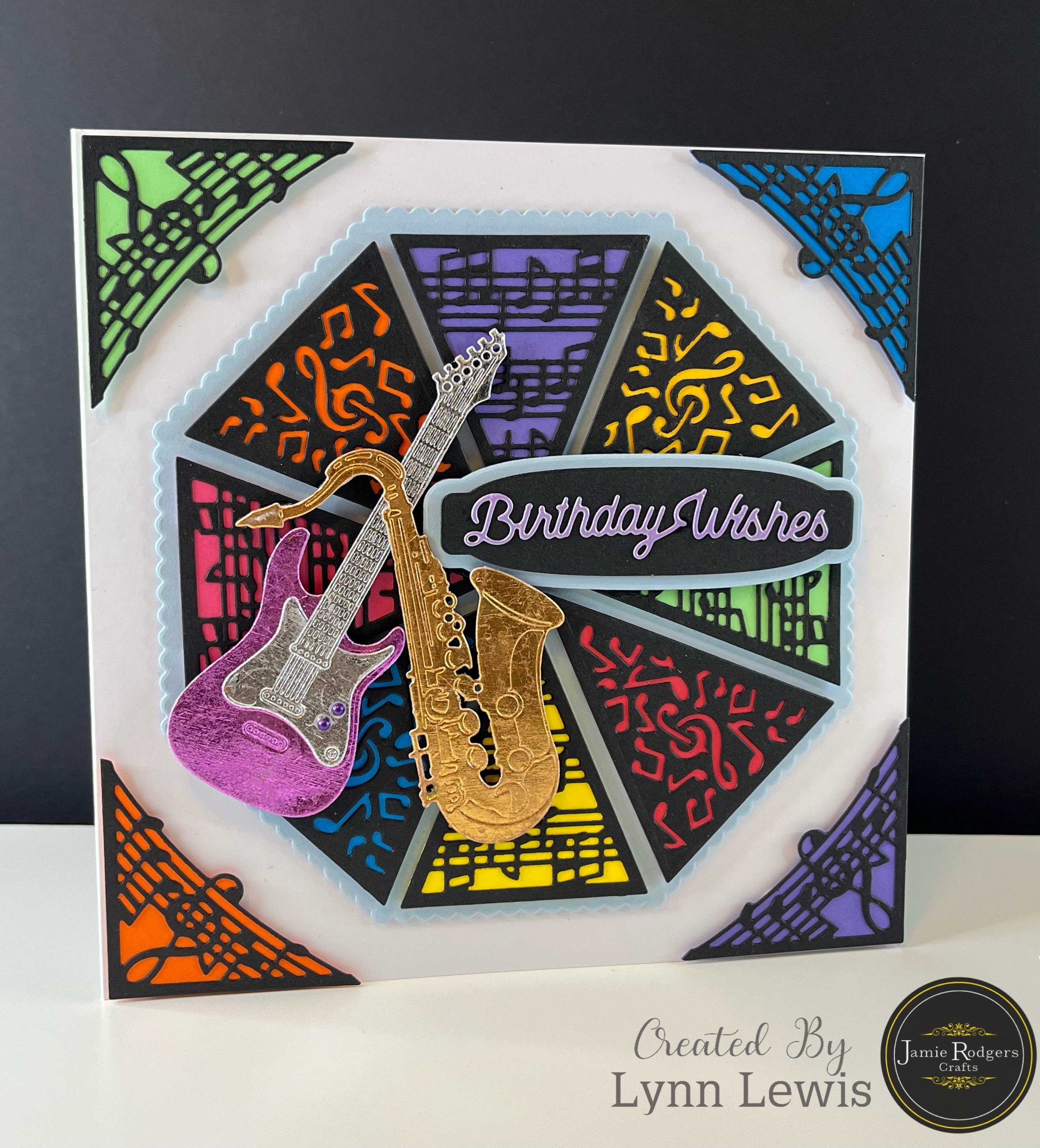 Jamie Rodgers Crafts Guitar Die Set