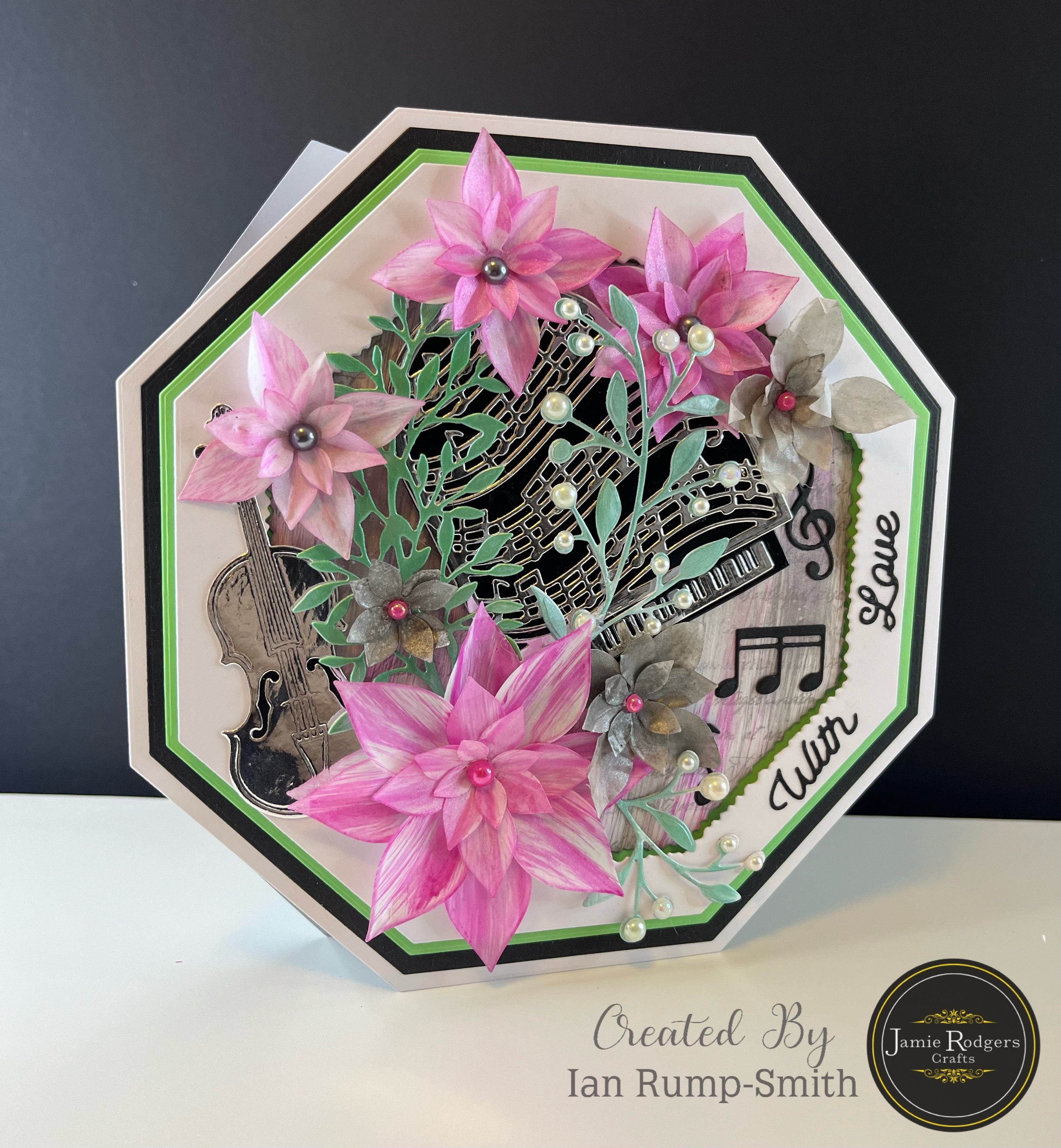 Jamie Rodgers Crafts Violin Die Set