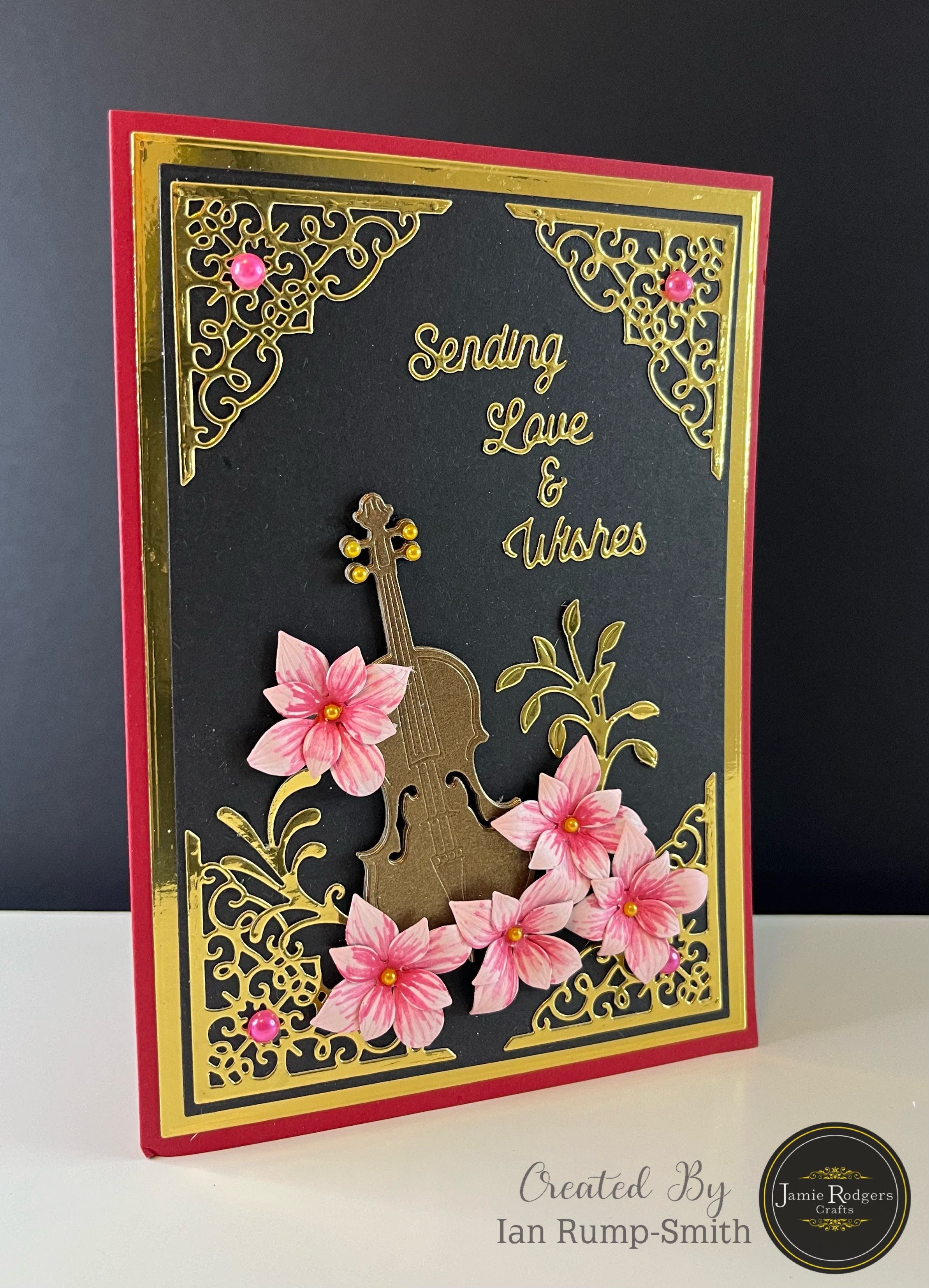 Jamie Rodgers Crafts Violin Die Set