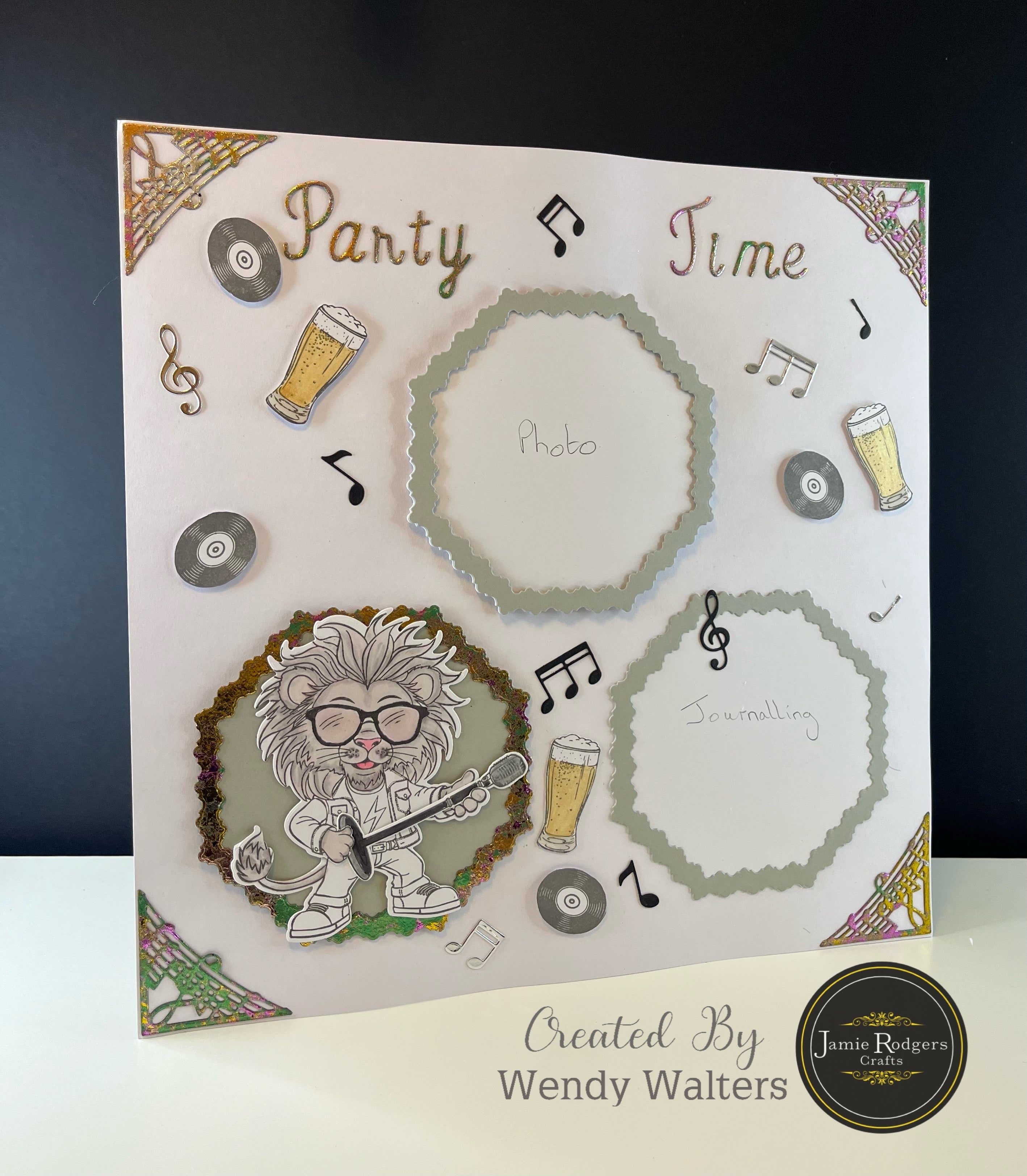 Jamie Rodgers Crafts Octagon Kaleidoscope Segments Stencil