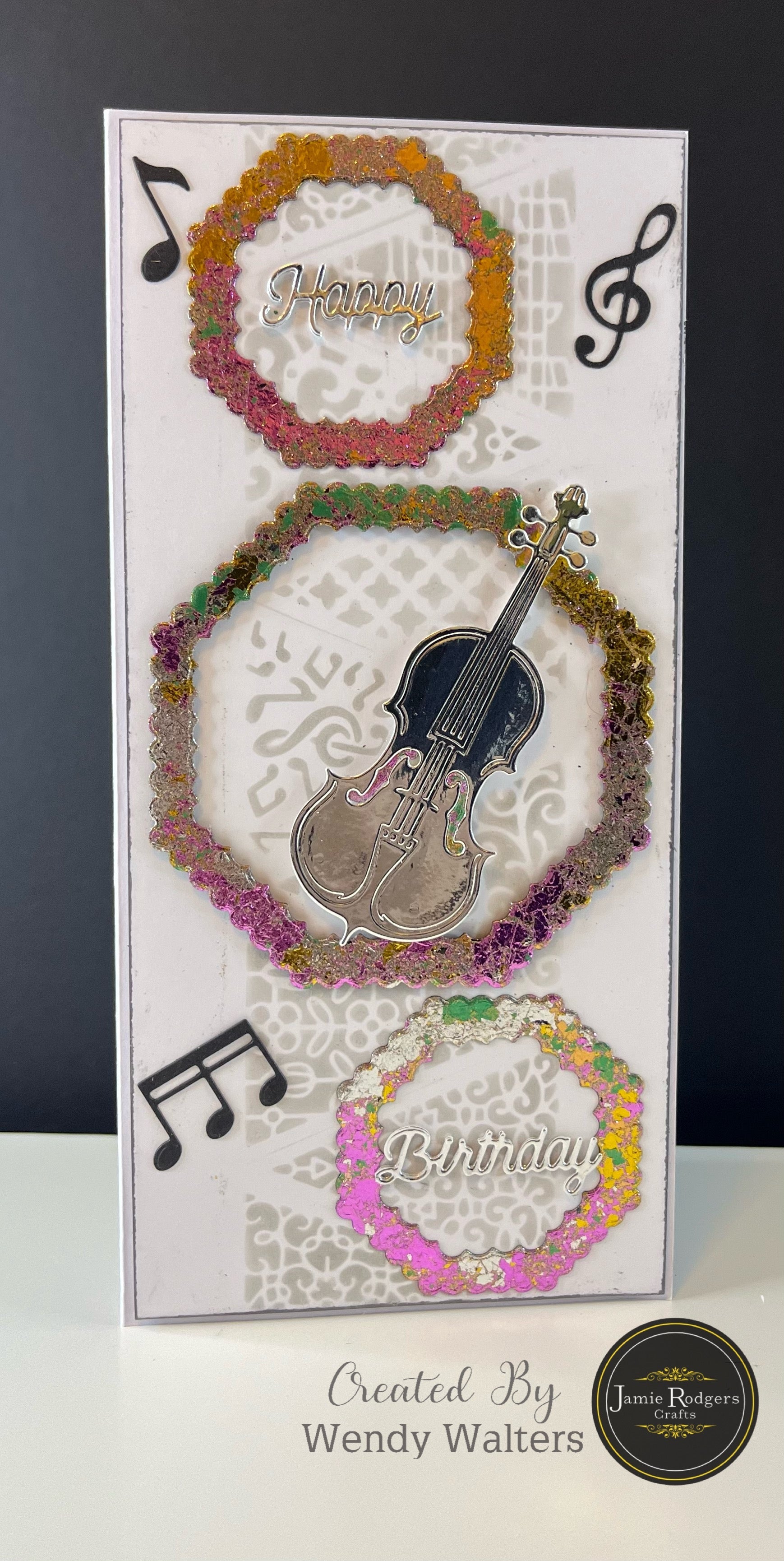 Jamie Rodgers Crafts Octagon Kaleidoscope Segments Stencil