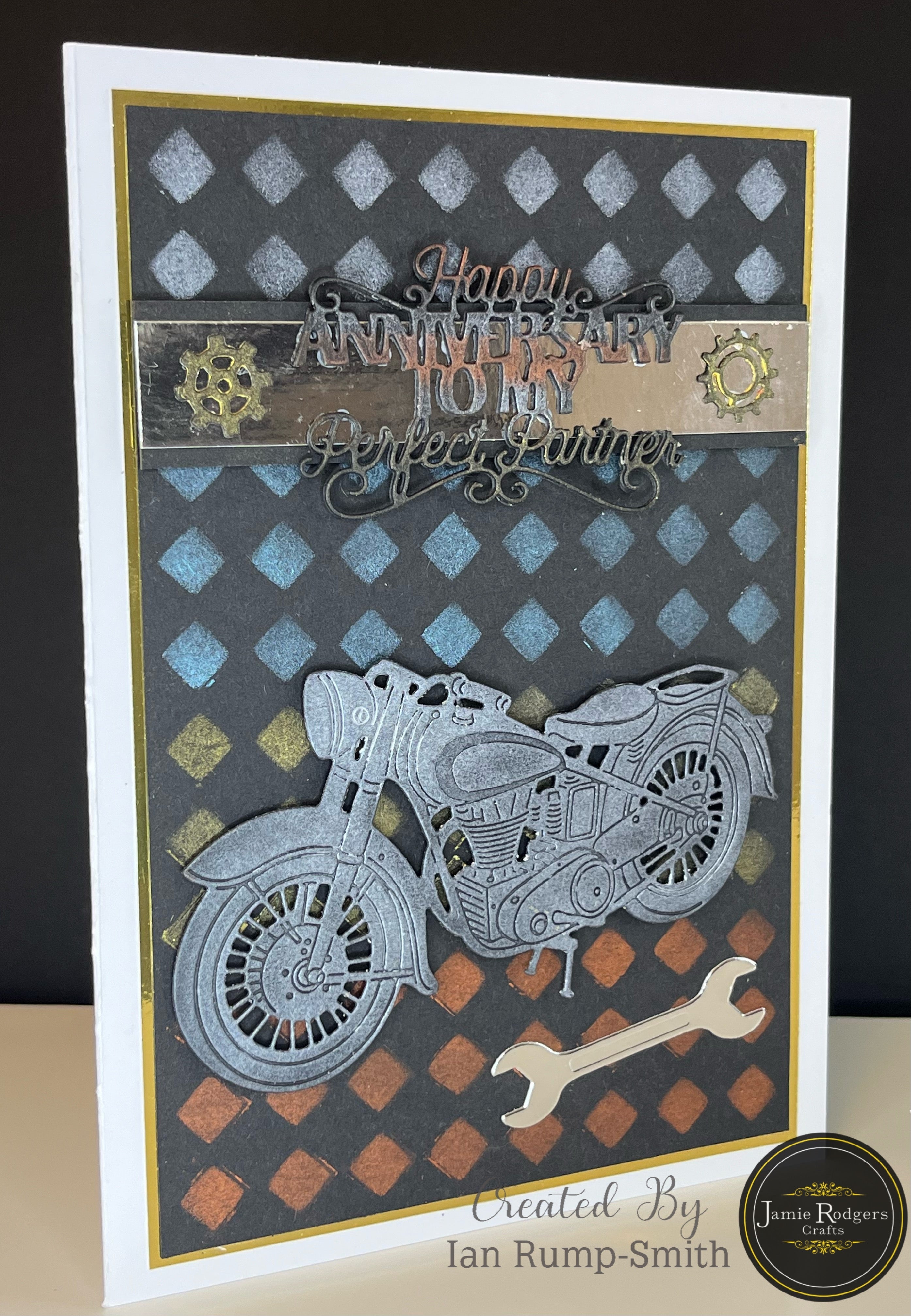 Jamie Rodgers Crafts Happy Anniversary To My Perfect Partner Die Set