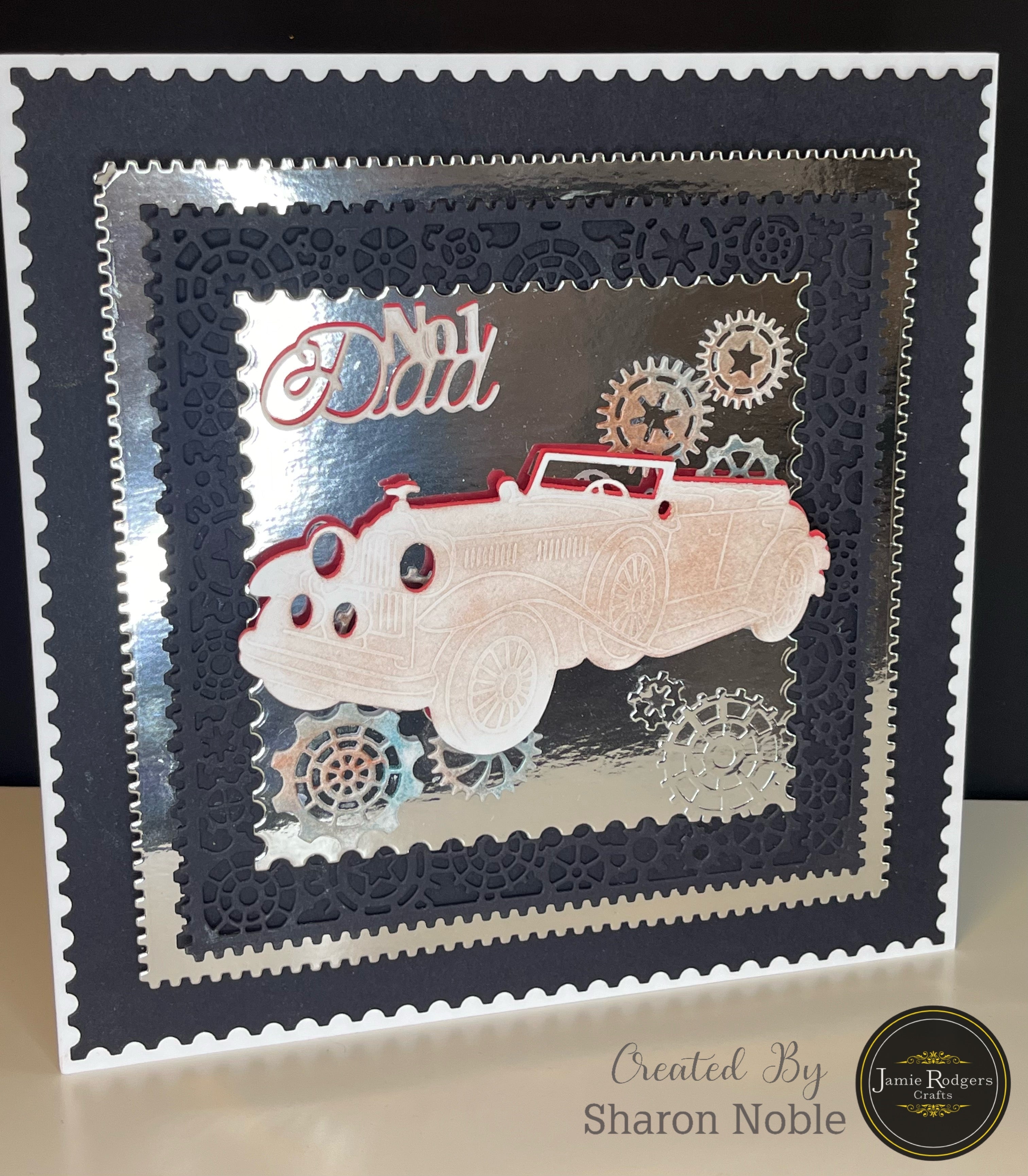 Jamie Rodgers Crafts Vintage Car Die Set