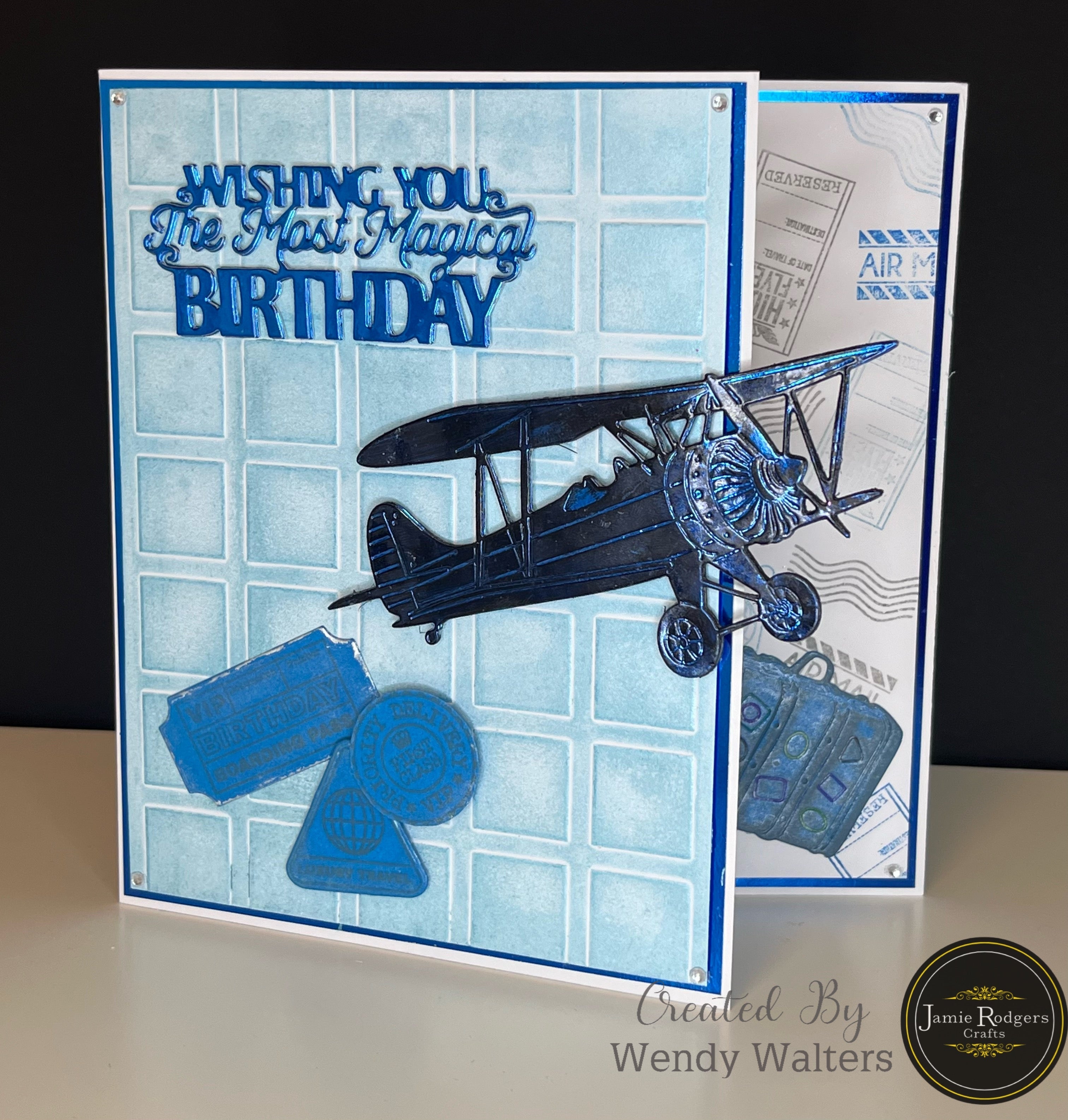 Jamie Rodgers Crafts Biplane Die Set