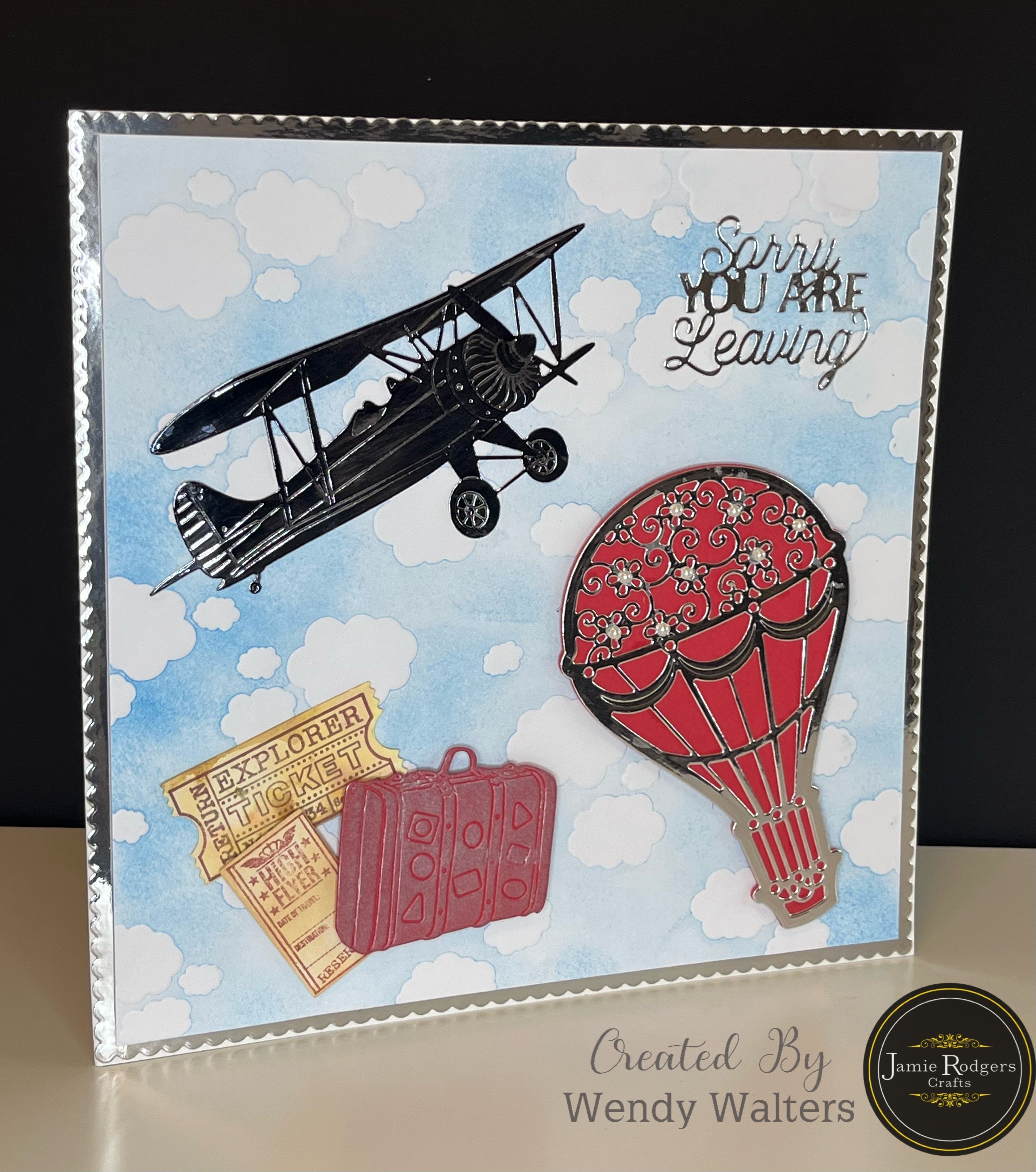 Jamie Rodgers Crafts Vintage Tags DL Clear Stamp Set