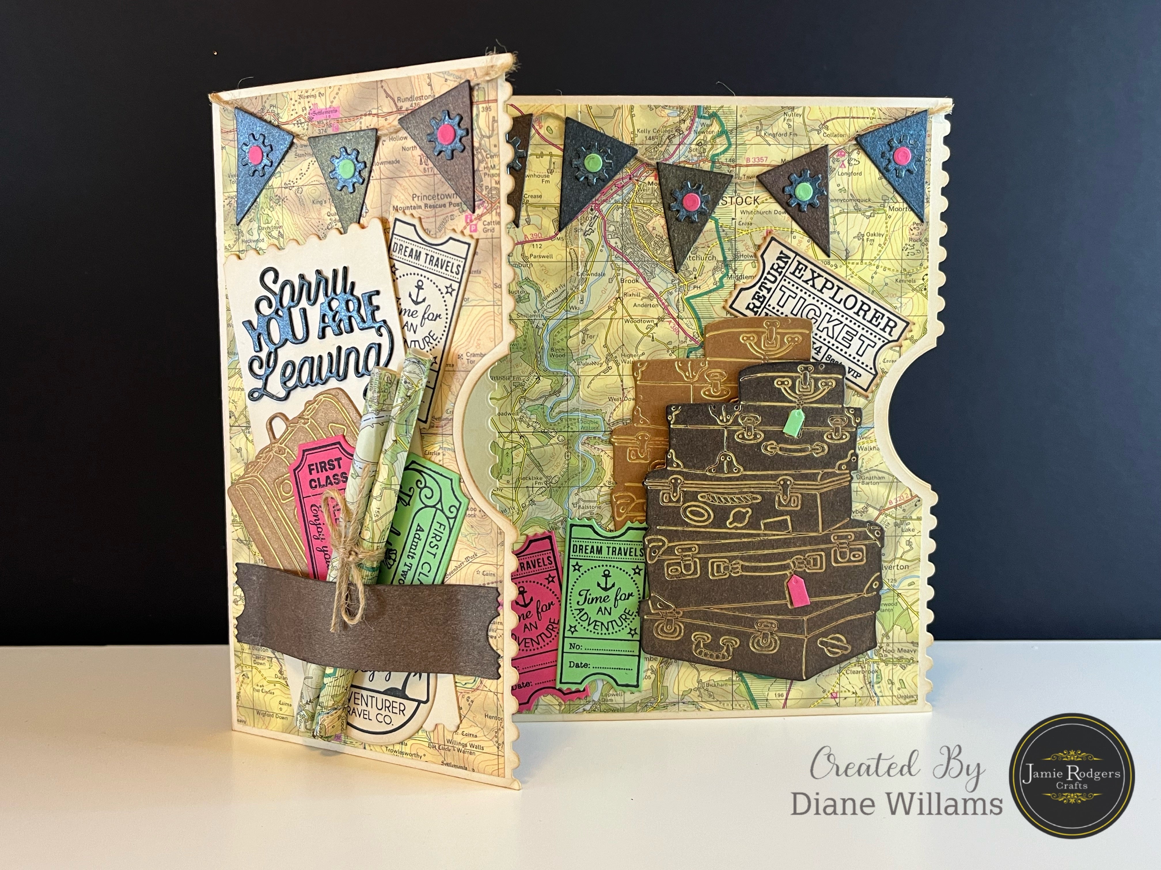 Jamie Rodgers Crafts Vintage Tags DL Clear Stamp Set