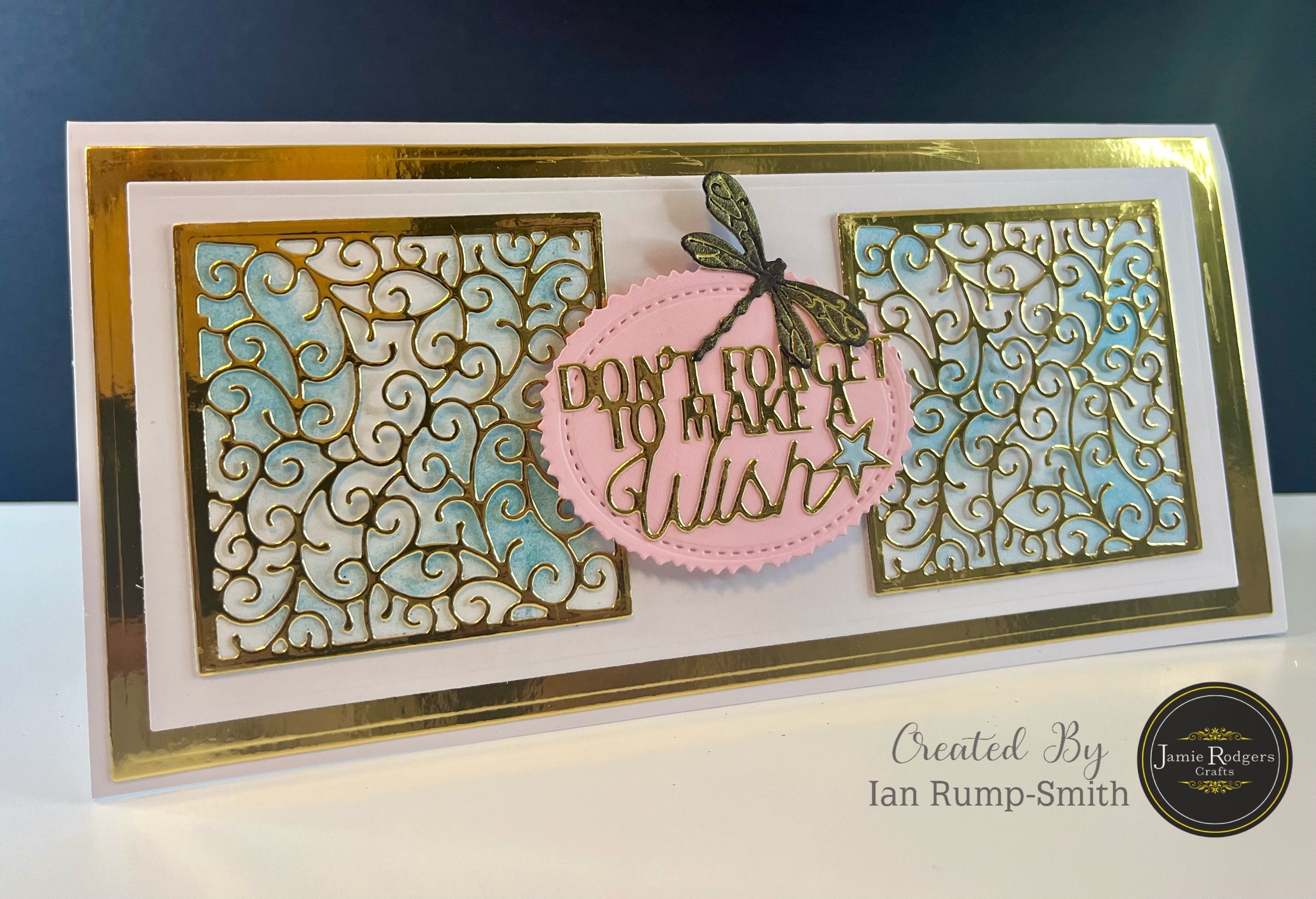 Jamie Rodgers Crafts Swirly Square Tile Die Set