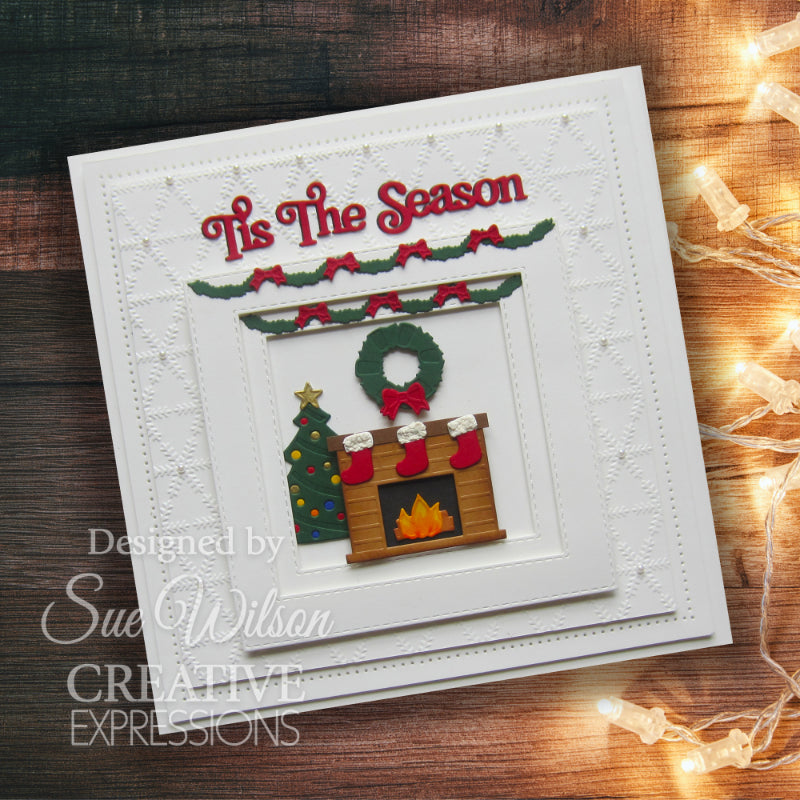 Creative Expressions Sue Wilson Festive Cosy Fireside Christmas Craft Die