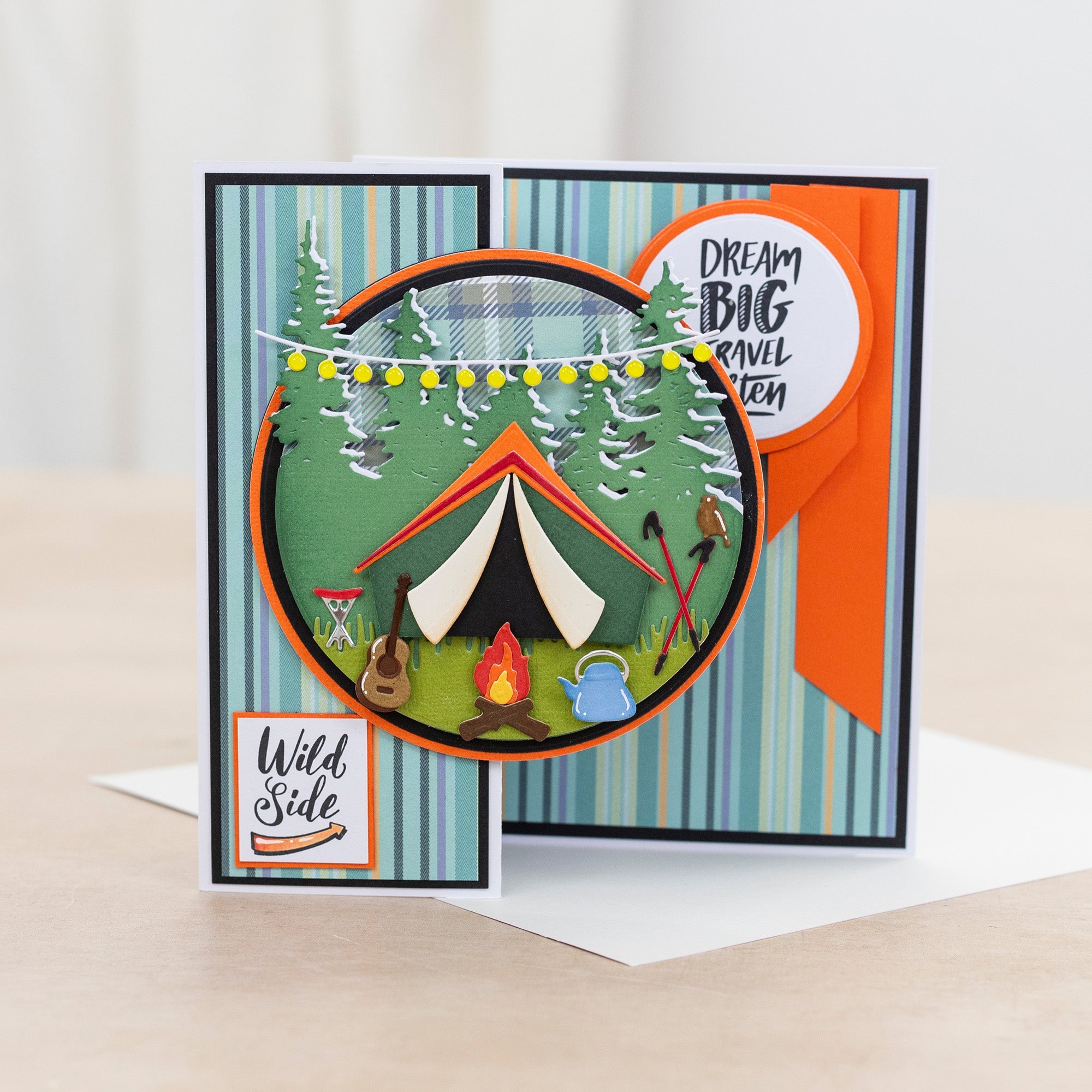 Crafters Companion The Great Outdoors Clear Acrylic Stamp Set - Find Yourself in Nature 