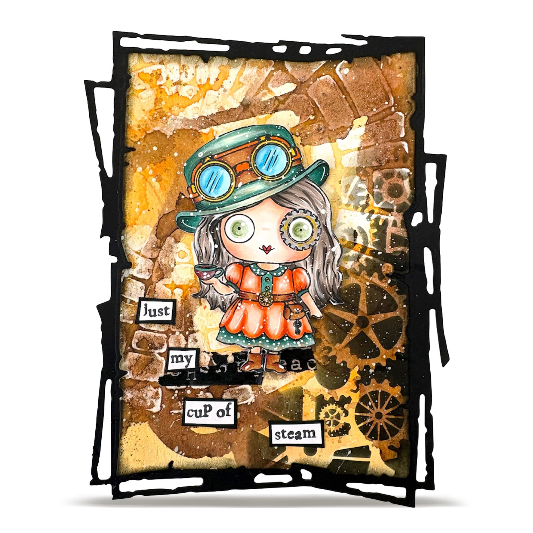 AALL and Create - A7 - Stamp Set - Geared For Adventure