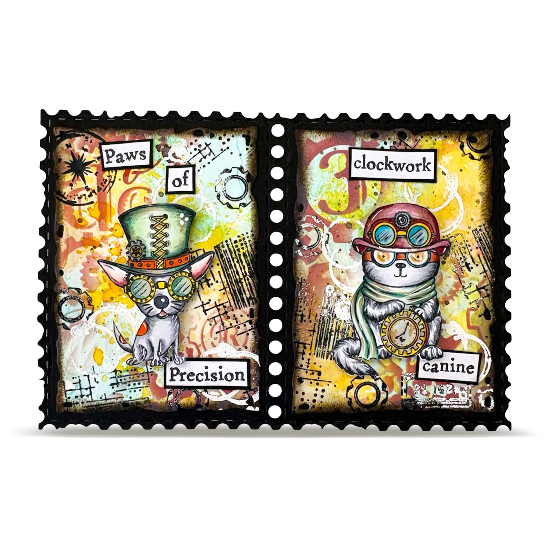 AALL and Create - A7 - Stamp Set - Precision Paws