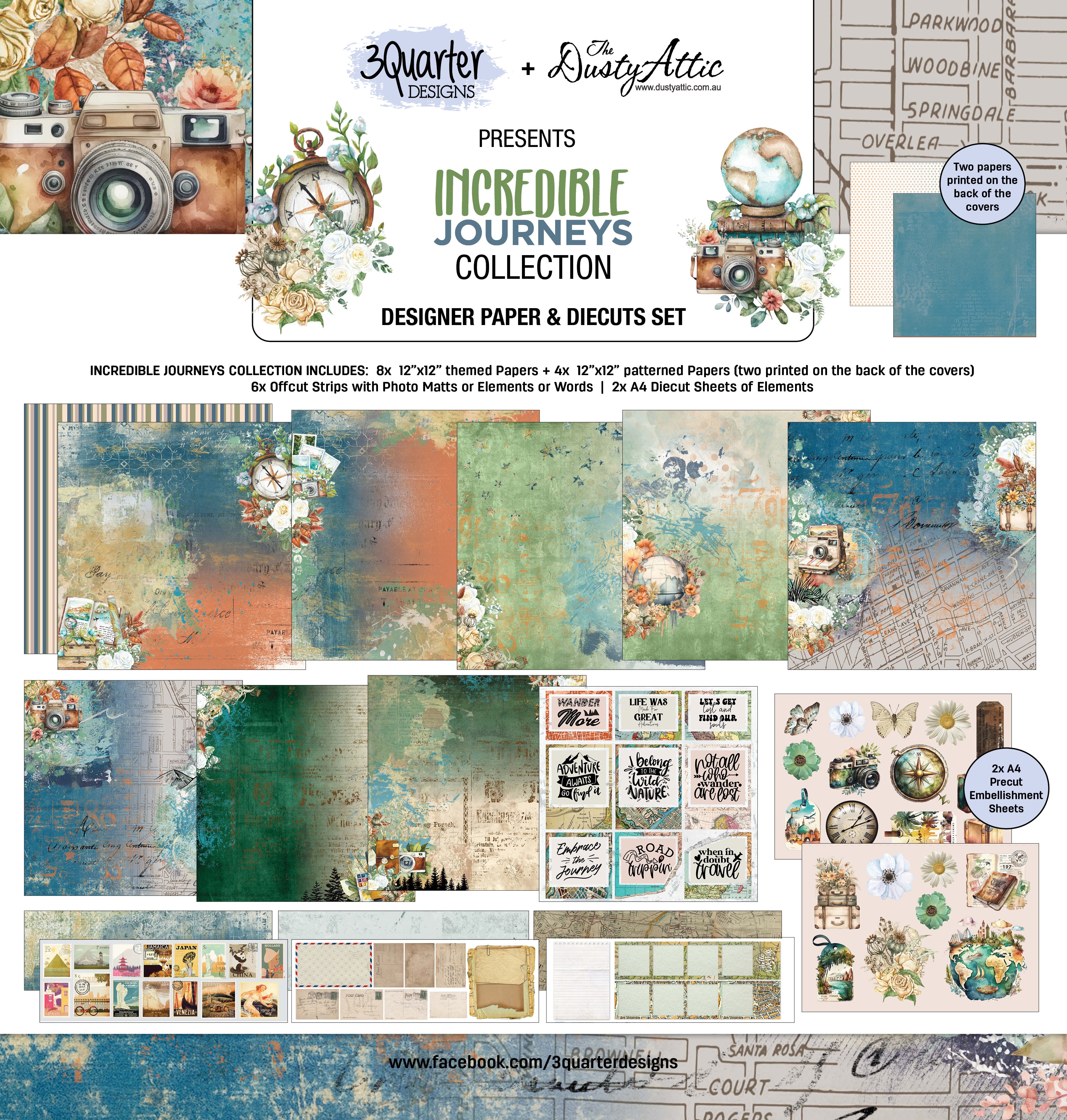 Incredible Journeys 12x12 Collection Pack