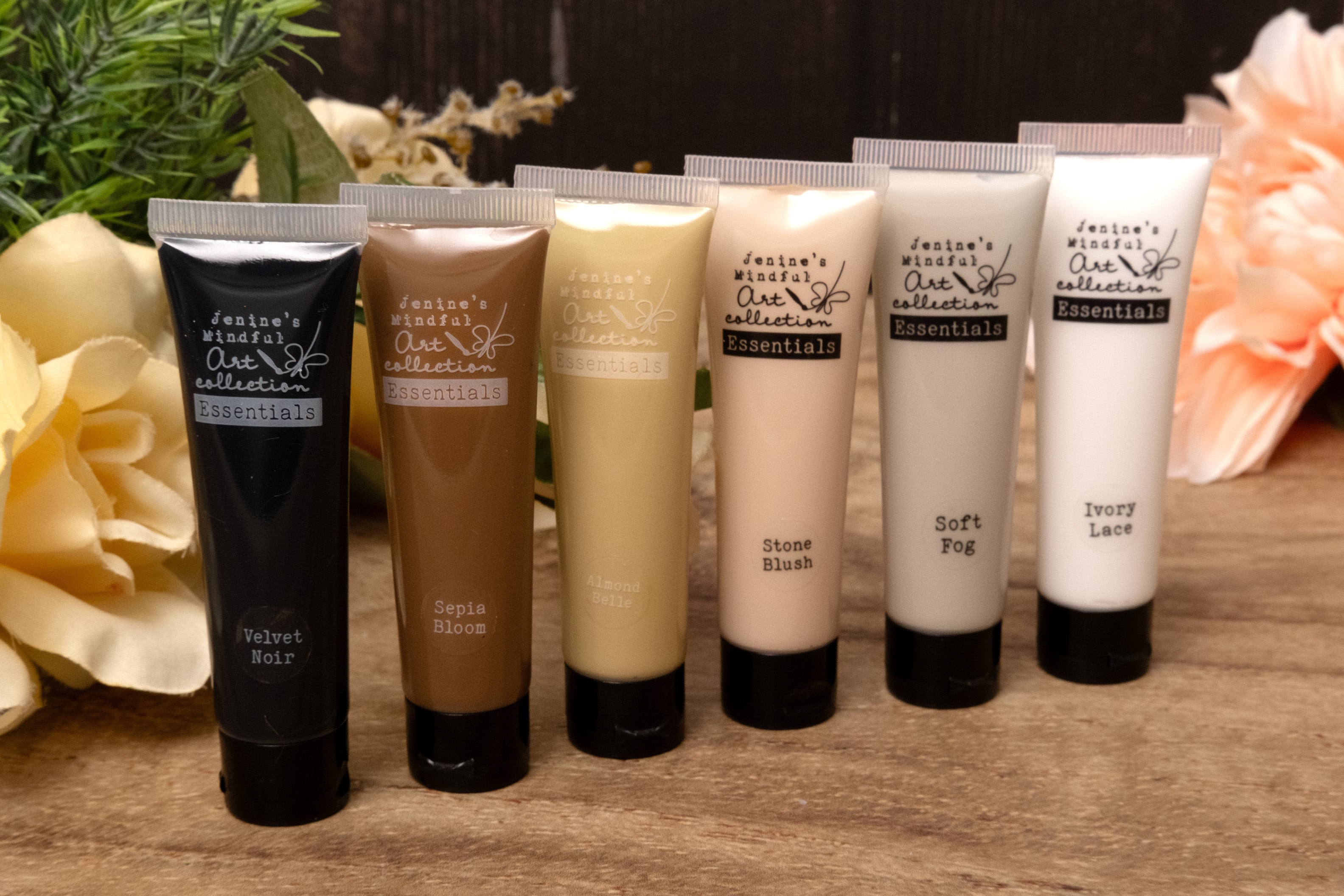 JMA Acrylic Paint Smoke & Stone Essentials 172x154x25mm 6 Pieces