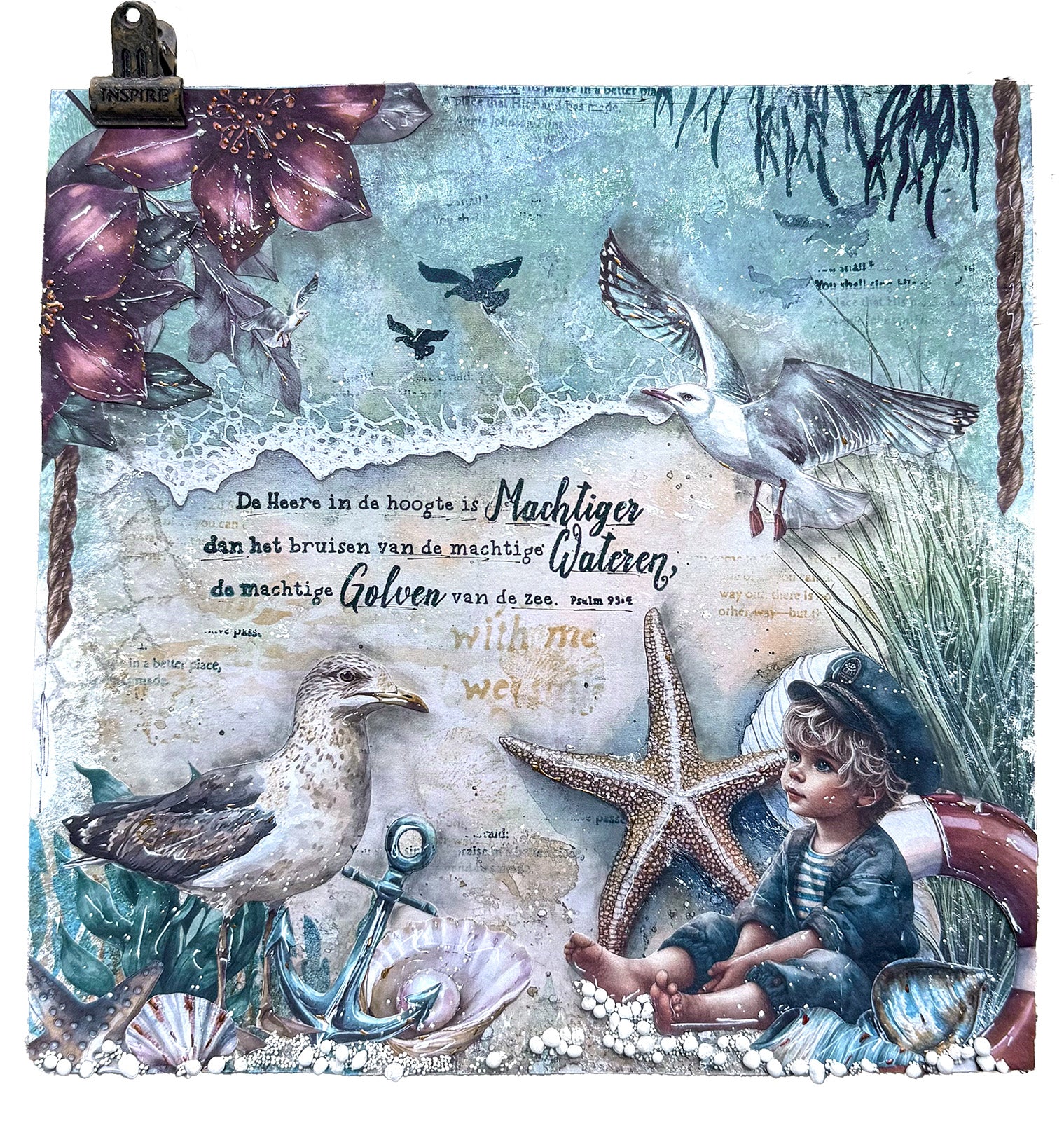 JMA Collage Paper Pad Backgrounds & Elements Tide of Hope 36 Sheets