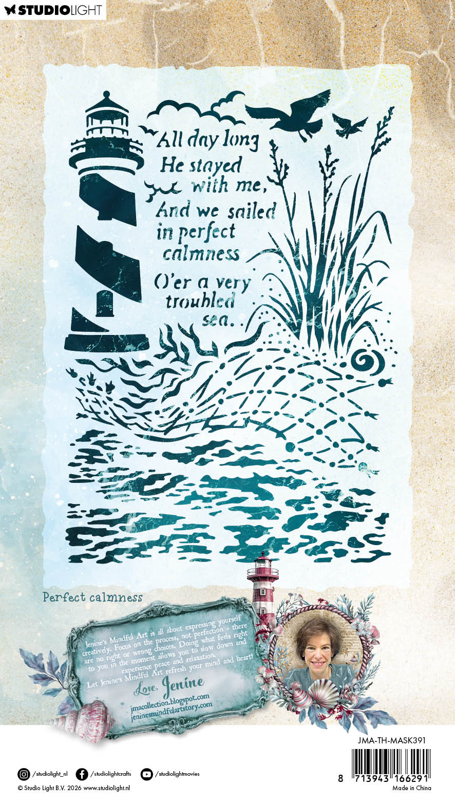 JMA Mask Perfect Calmness Tide of Hope 1 Piece