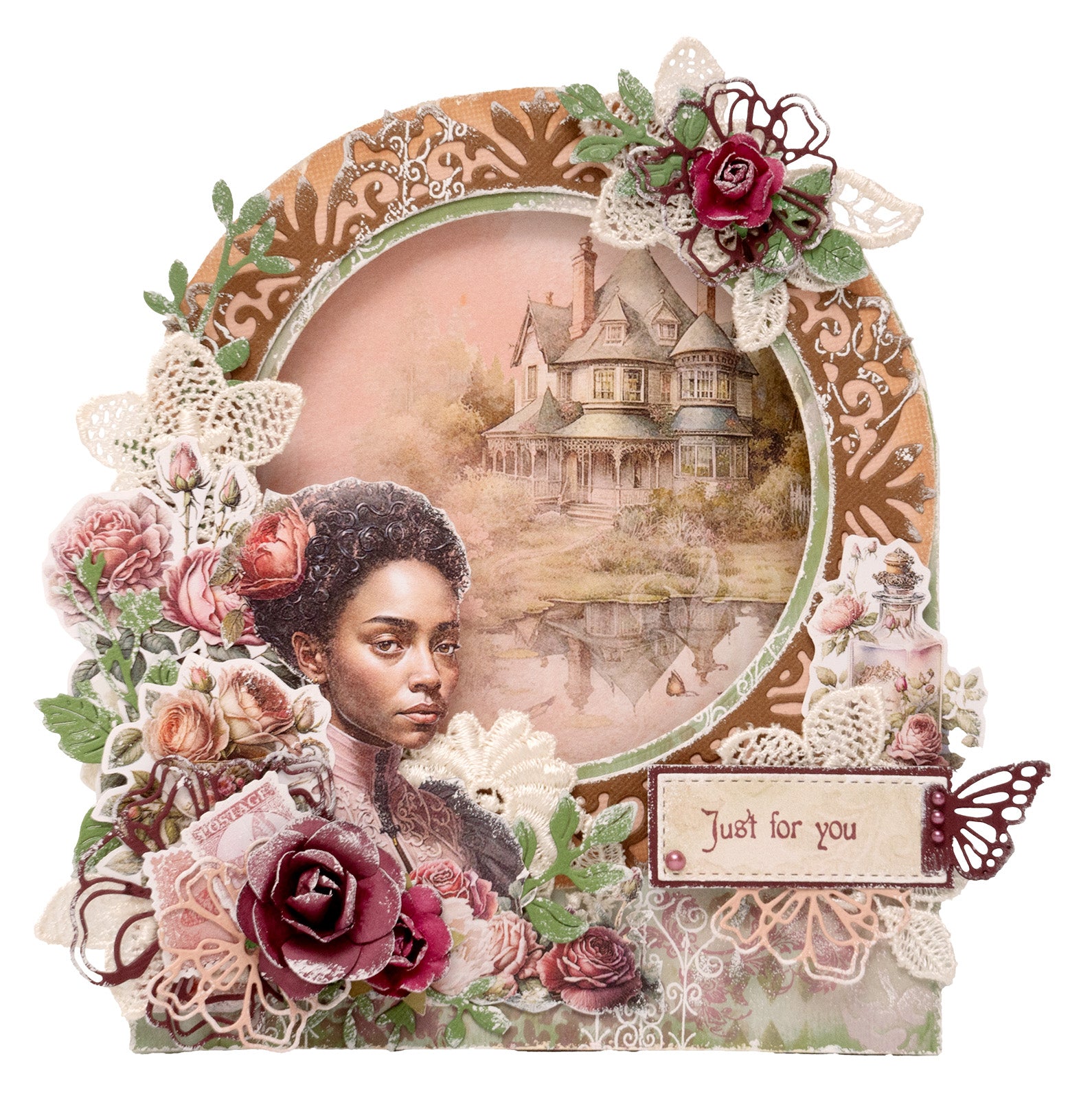 JMA Die-Cut Paper Pad Paper Elements Victorian Dreams 20 SH