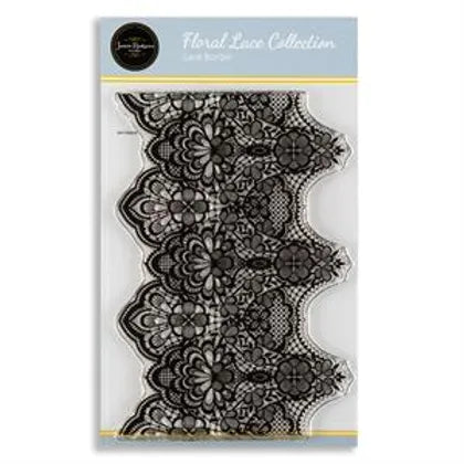 Jamie Rodgers Crafts Lace Border A6 Clear Stamp Set