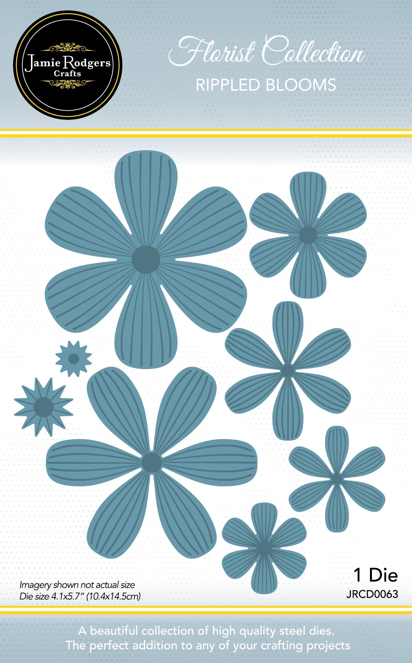 Jamie Rodgers Crafts - Rippled Blooms Die Set