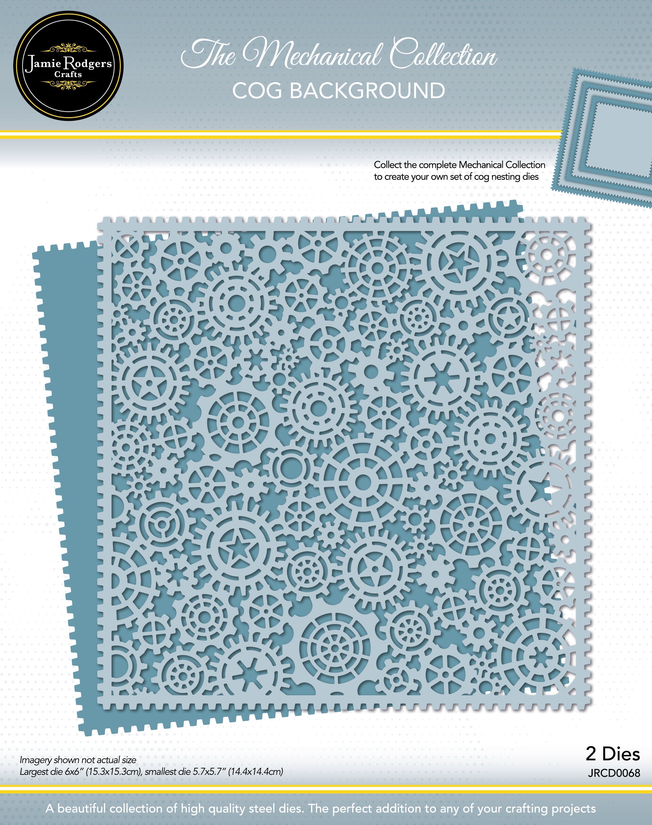 Jamie Rodgers Crafts - Cog Background Die Set