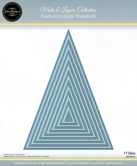 Jamie Rodgers Crafts Plain Isosceles Triangle Die Set