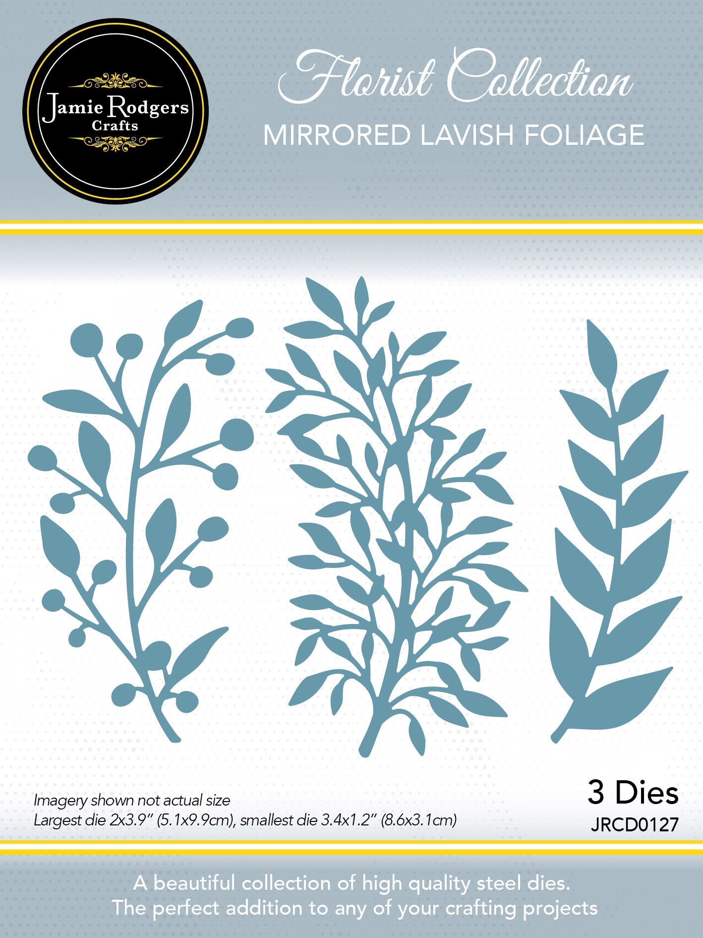 Jamie Rodgers Crafts Mirrored Lavish Foliage Die Set