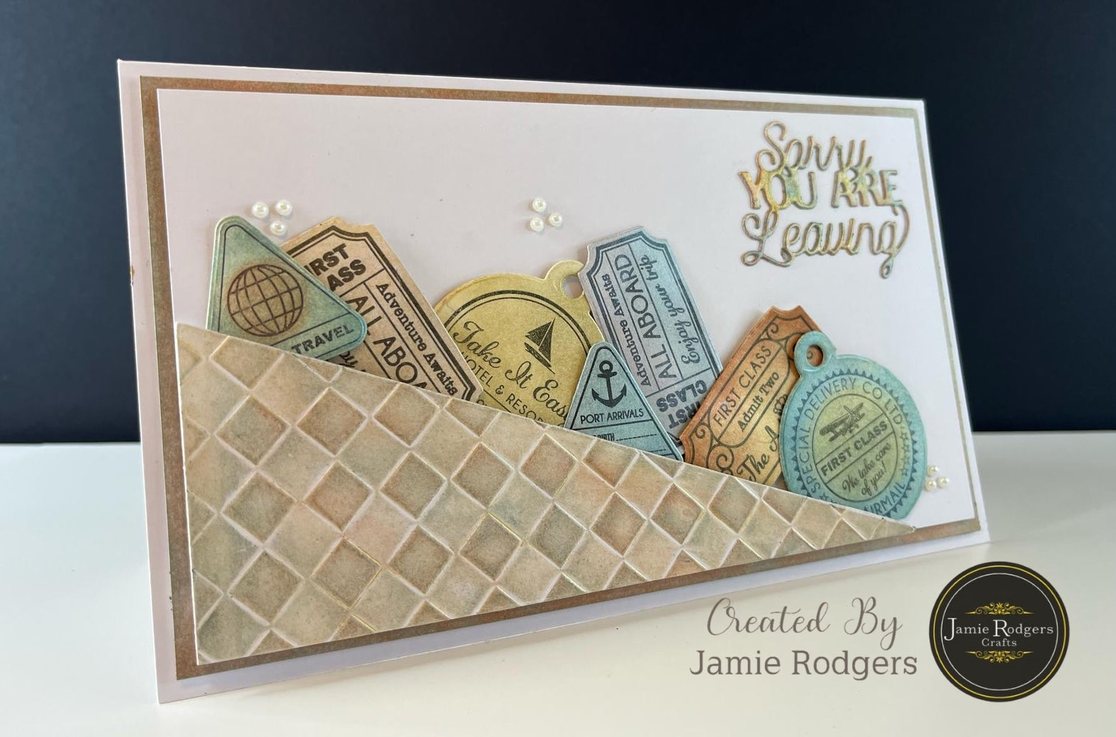 Jamie Rodgers Crafts Sorry You're Leaving Die Set