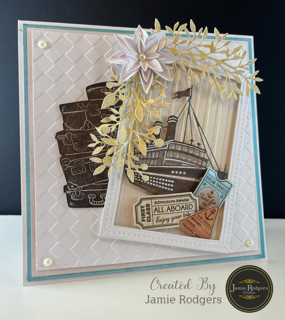 Jamie Rodgers Crafts Vintage Suitcases Die Set