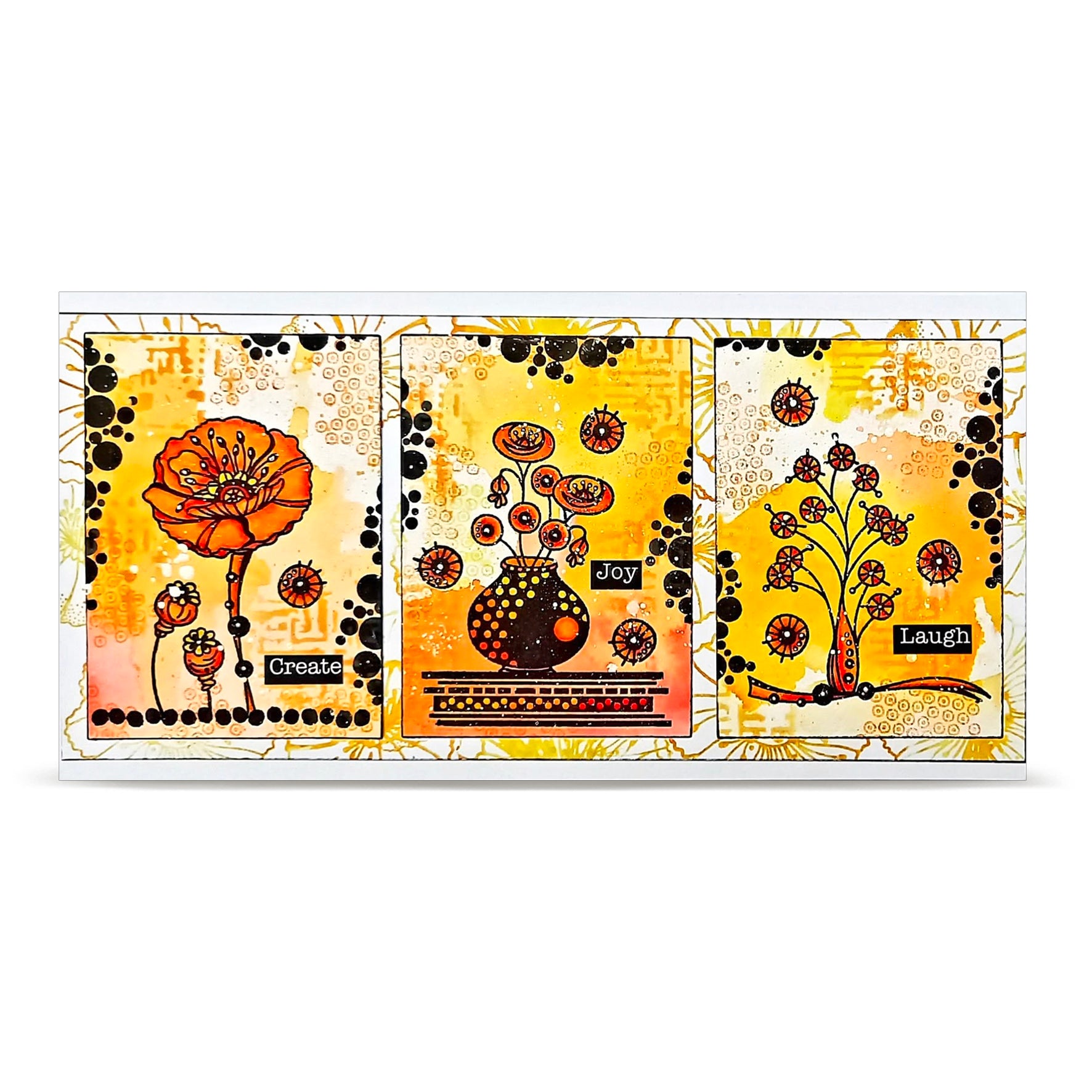 AALL and Create - A6 - Stamp Set - Lovely Coquelicots