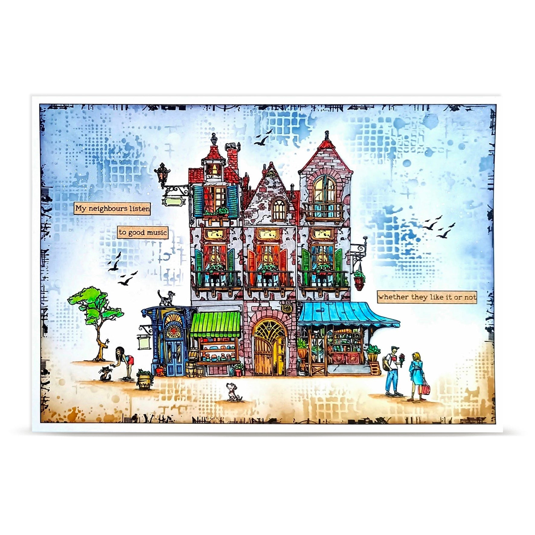 AALL and Create - A5 - Stamp Set - Sidewalk Stories