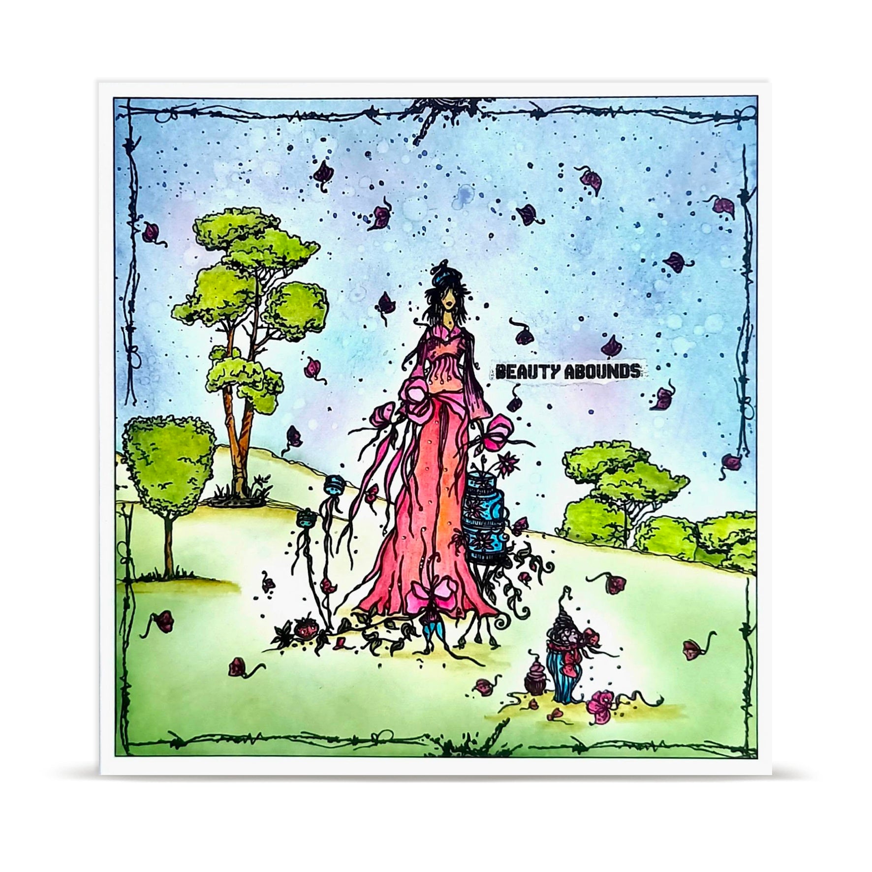 AALL and Create - A5 - Stamp Set - Happy Town People