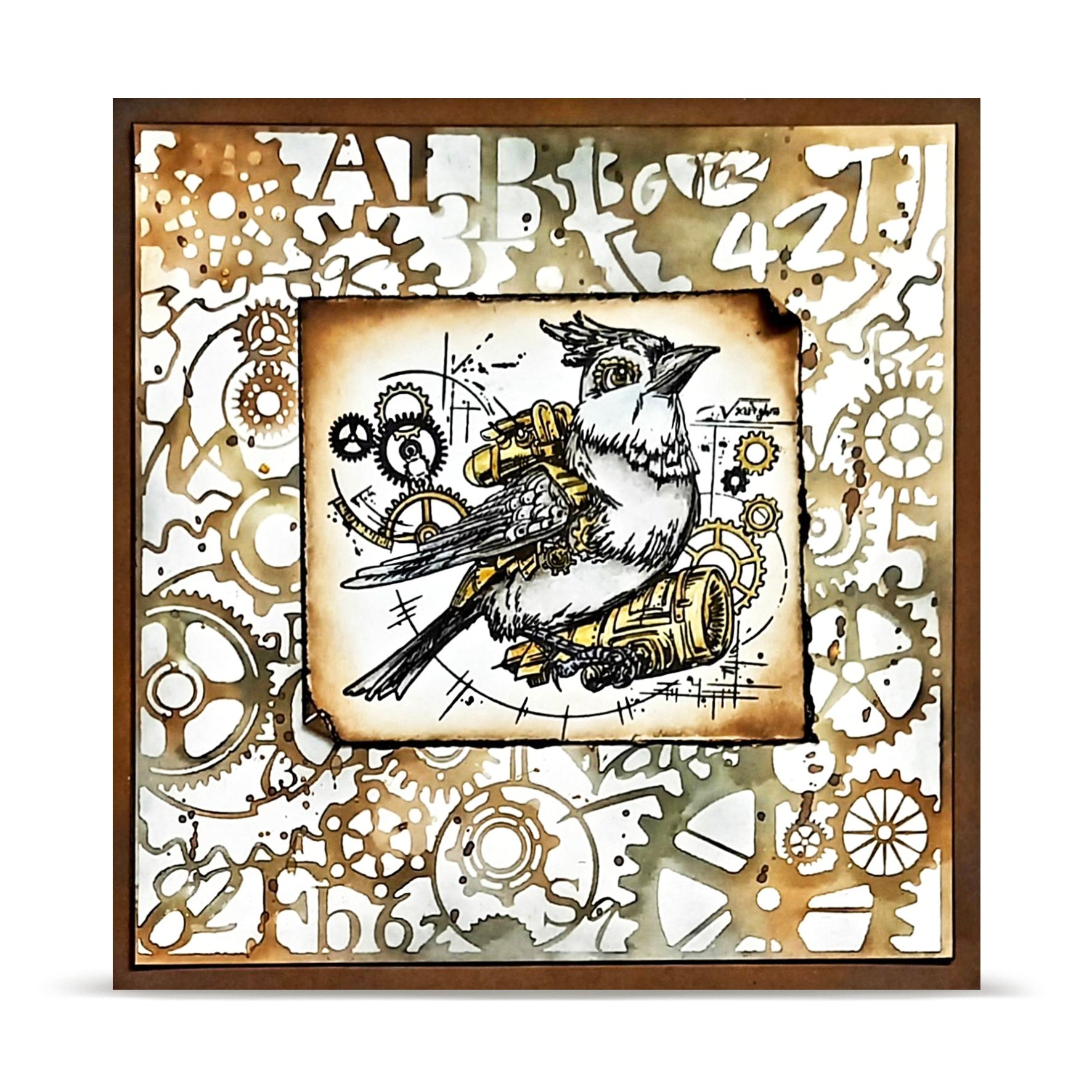 AALL and Create - A6 - Stamp Set - Gearfeather