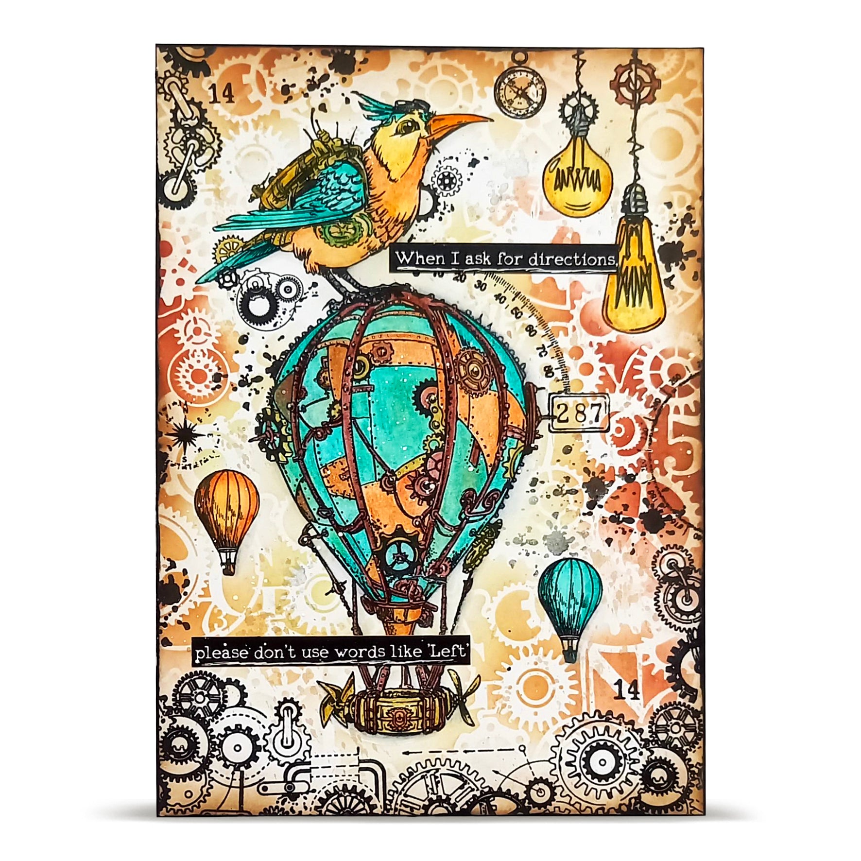 AALL and Create - 6"x6" Stencil - Steamheart