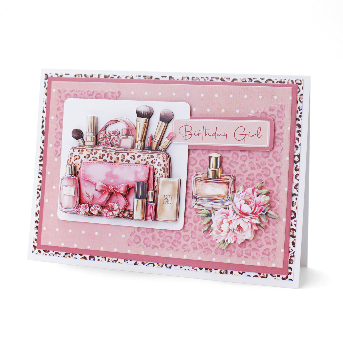 Die Cut Decoupage – Blush & Bloom Beauty Bag (pack of 3)